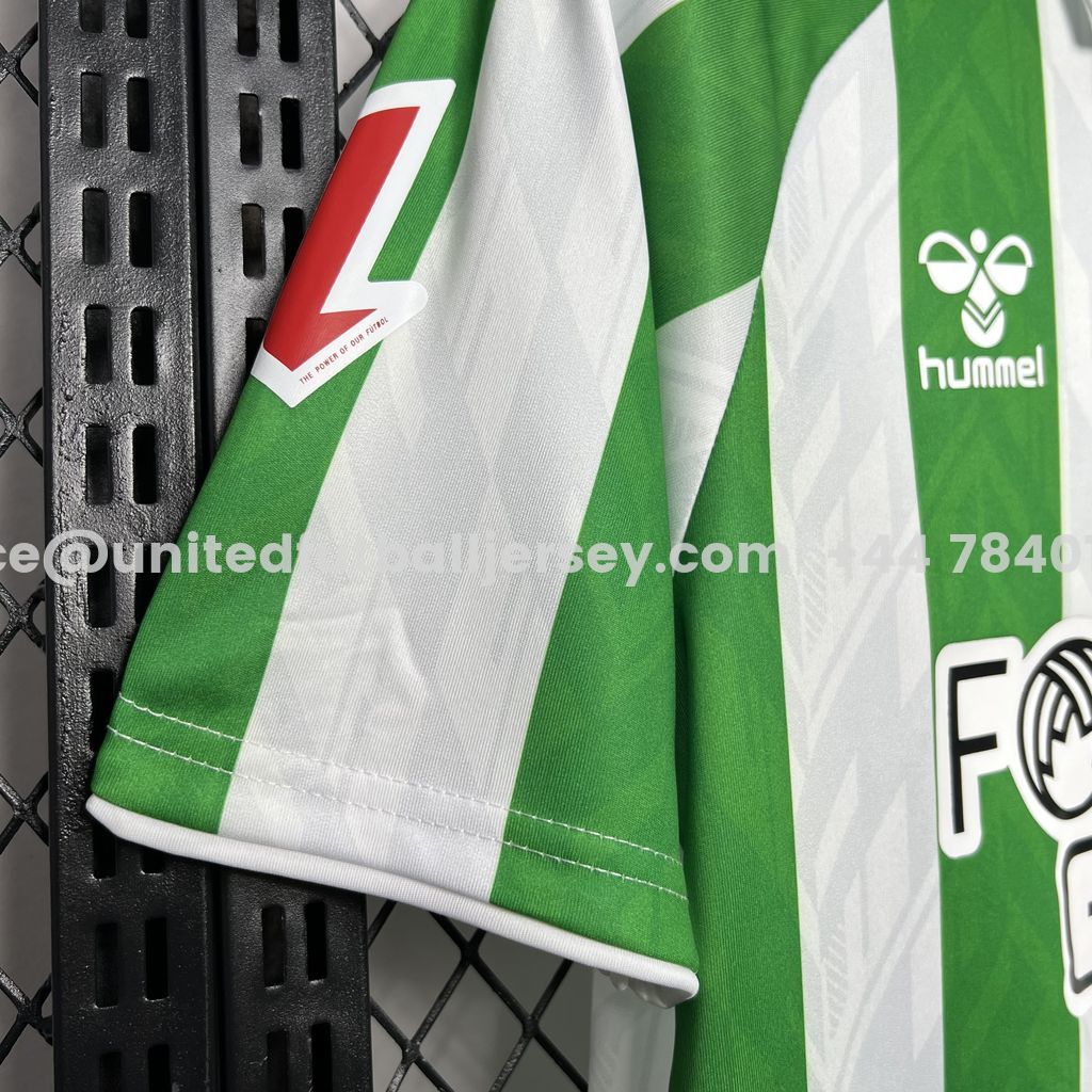 unitedfutballjersey-Real Betis 24-25 Home Stadium Jersey - Fans Version