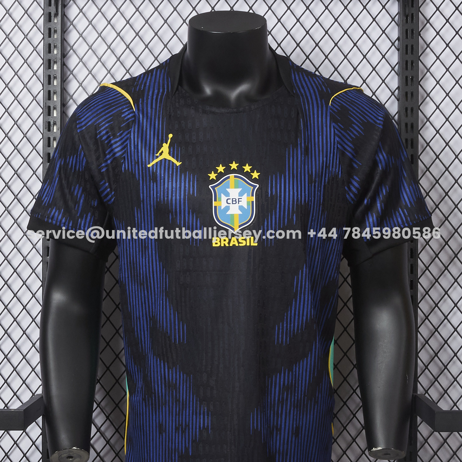 unitedfutballjersey-Brazil 2026 Away Blue Jersey - Player Version