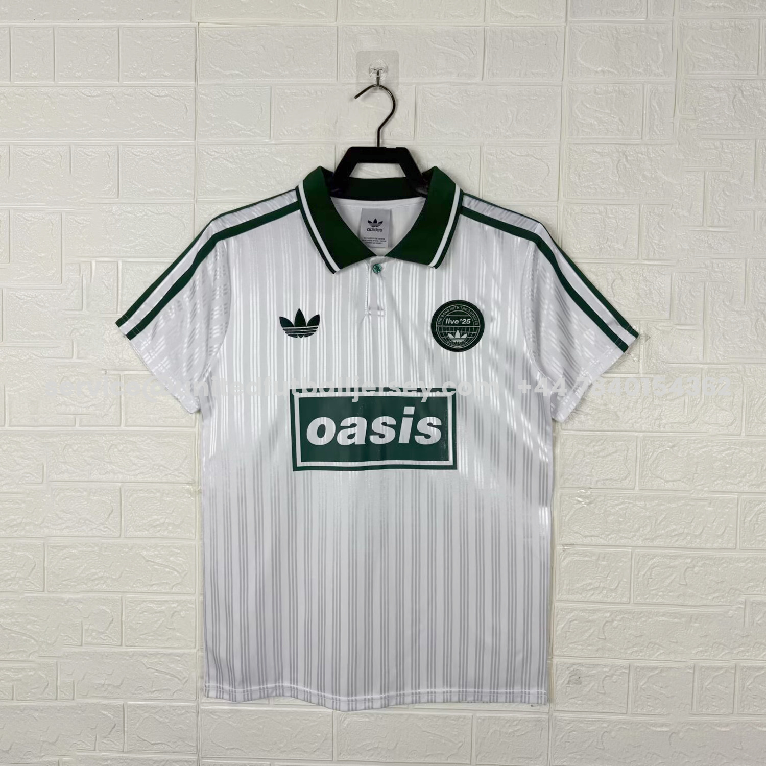 unitedfutballjersey-Bohemian 25-26 Oasis Originals Tour White Stripes Jersey - Fans Version