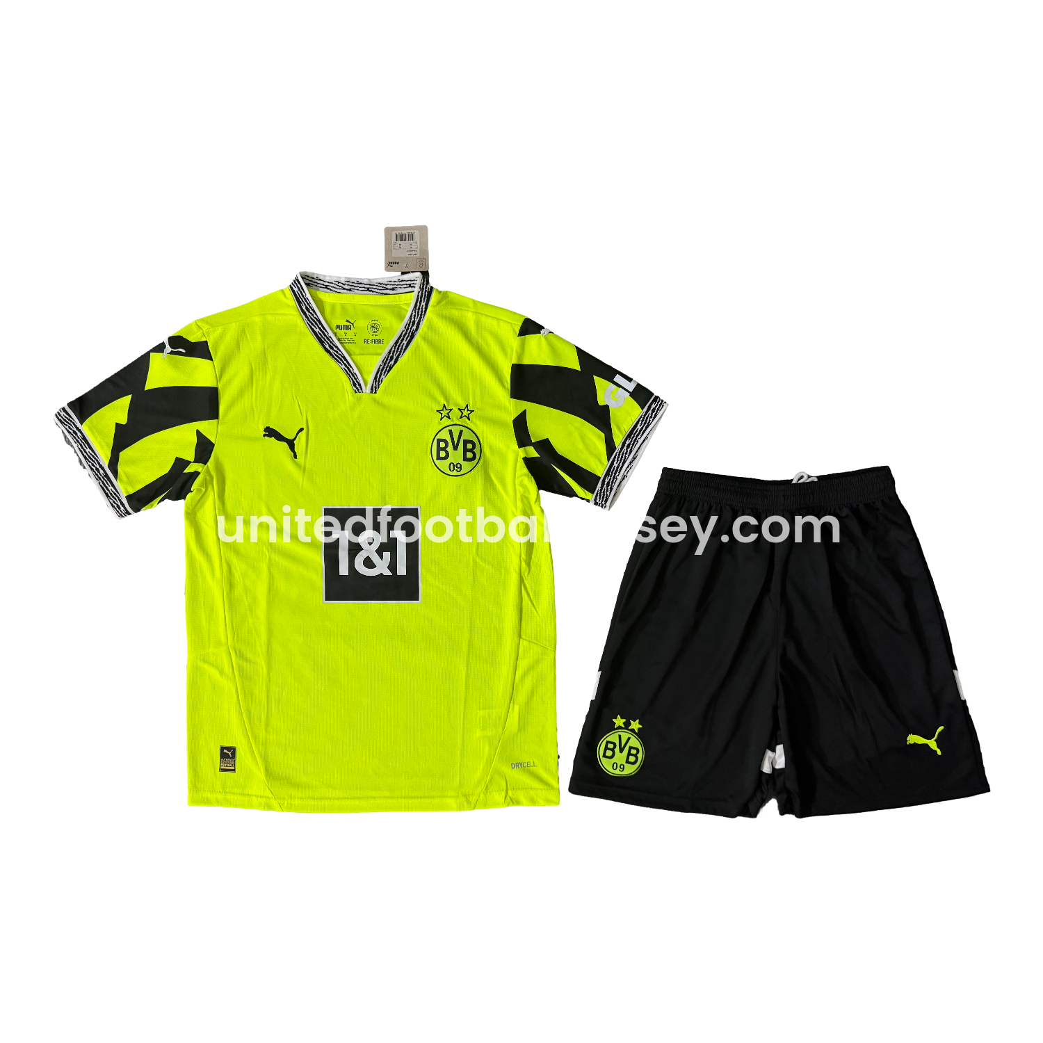 unitedfutballjersey-Dortmund 24-25 Yellow Alert Special Edition Men's Adult Jersey Set - Fans Version