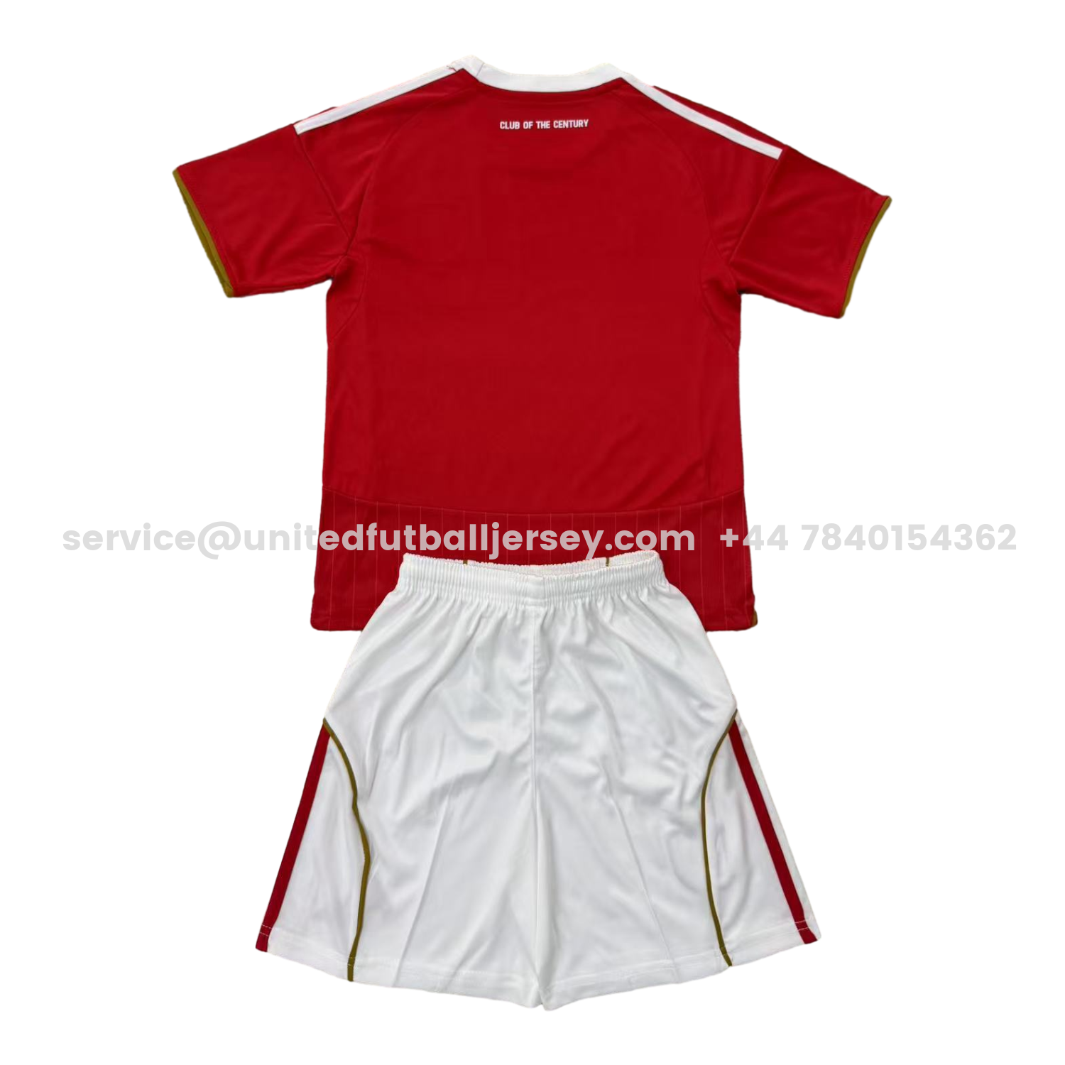 unitedfutballjersey-Al Ahly SC 25-26 Home Kids Kit