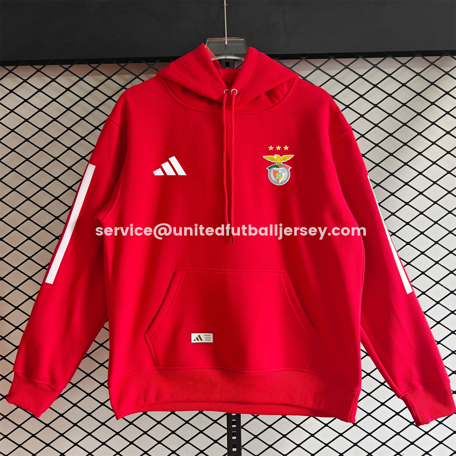 unitedfutballjersey-Benfica 25-26 Home Unisex Pullover Hoodie