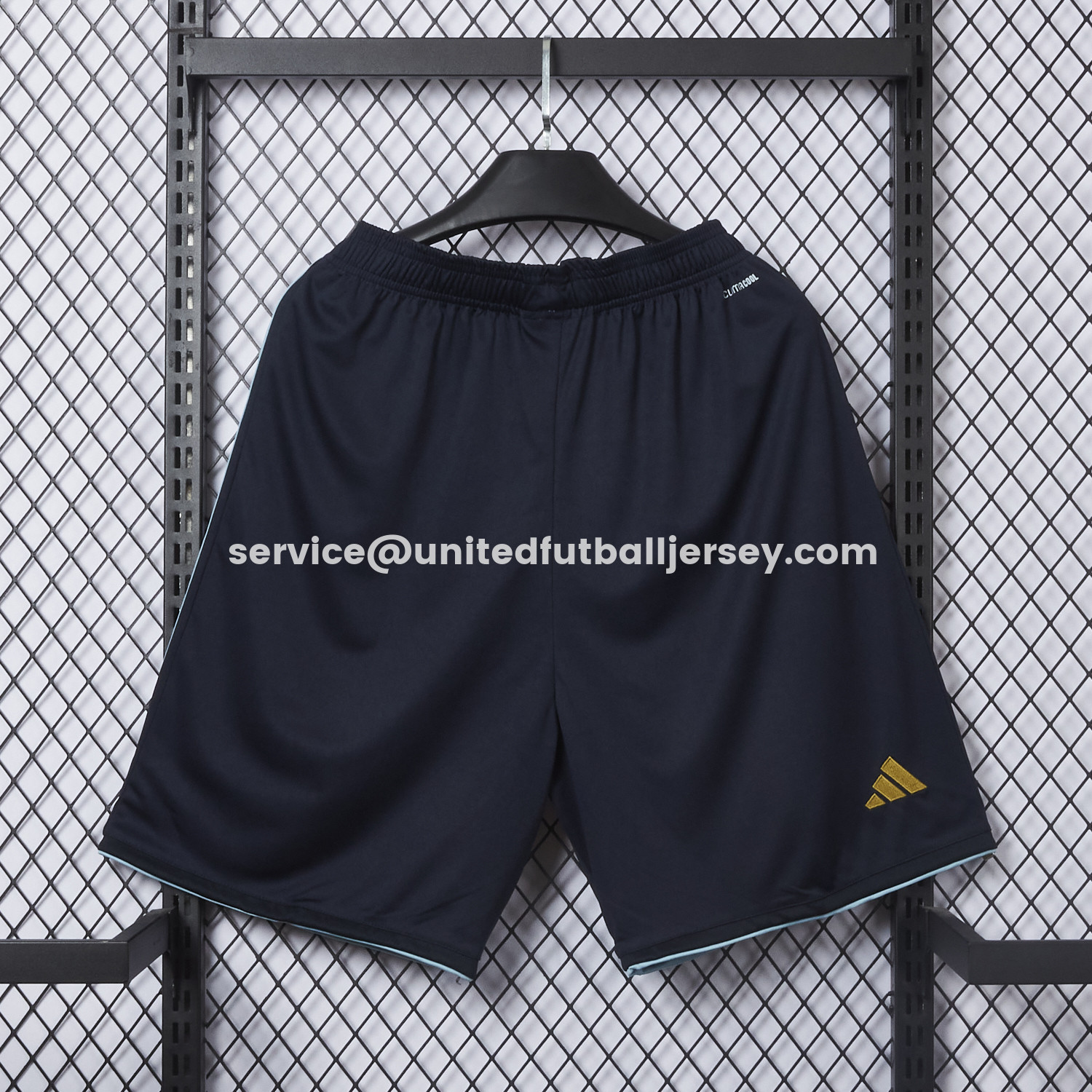 unitedfutballjersey-Argentina 2026 Home Black Shorts - Fans Version