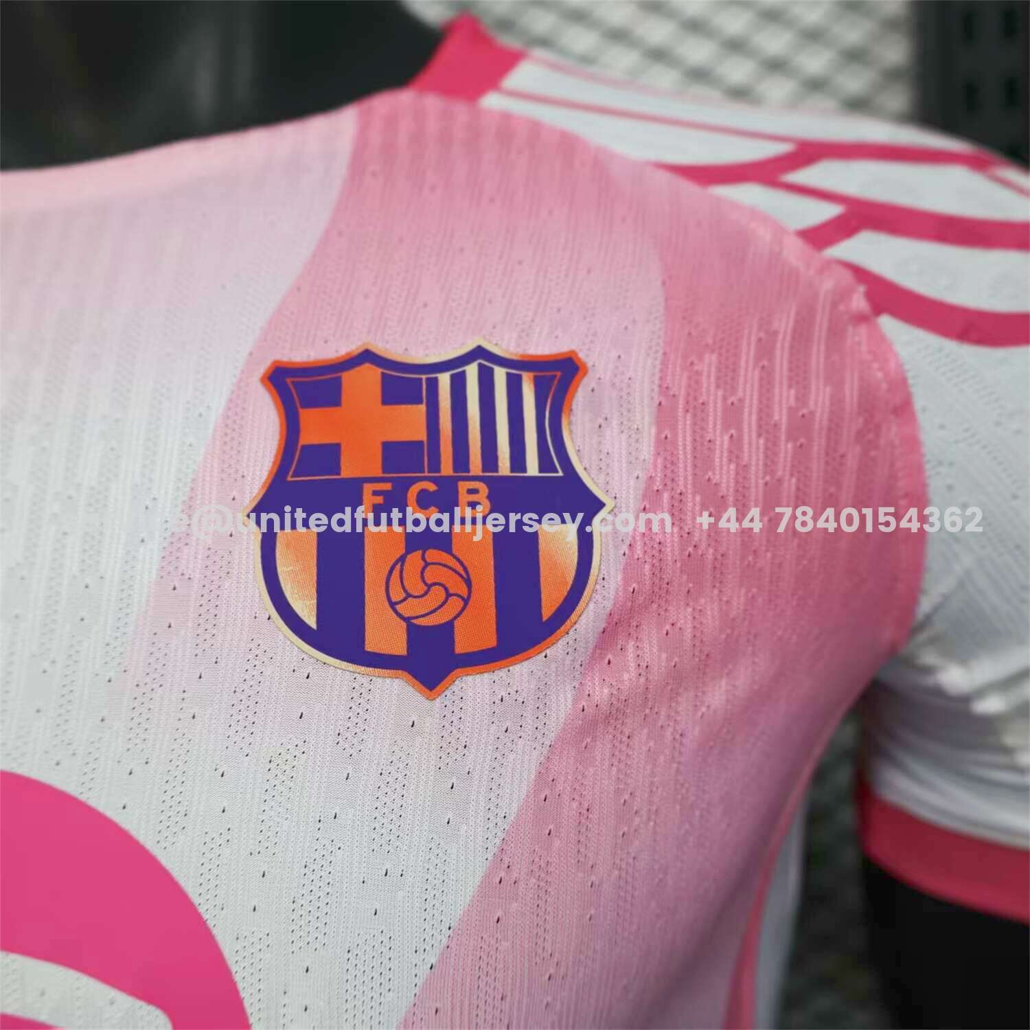 unitedfutballjersey-Barcelona 25-26 Red and White Diagonal Gradient Special Jersey - Player Version