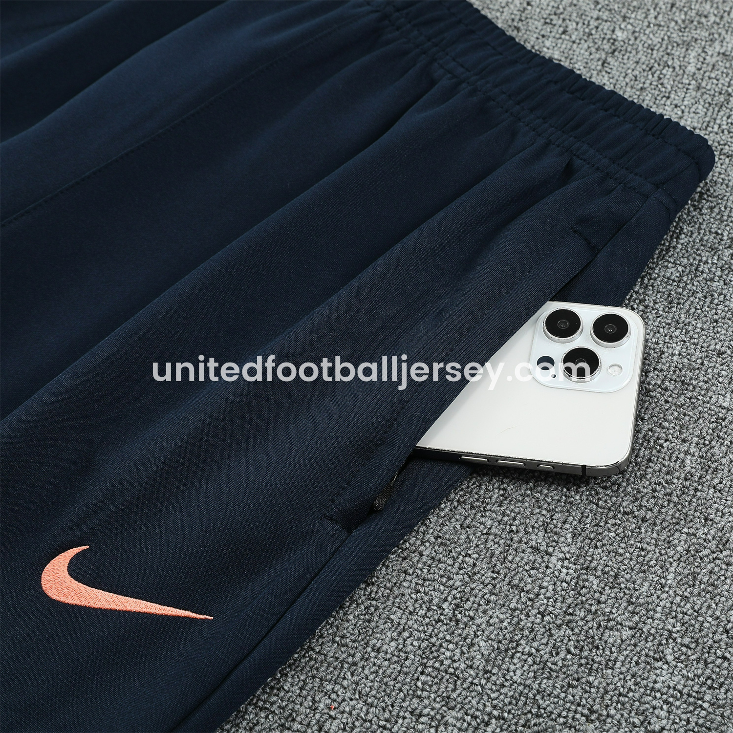 unitedfutballjersey-Barcelona 25-26 Jacket Training Tracksuit - Black Orange Jackets & Black Pants