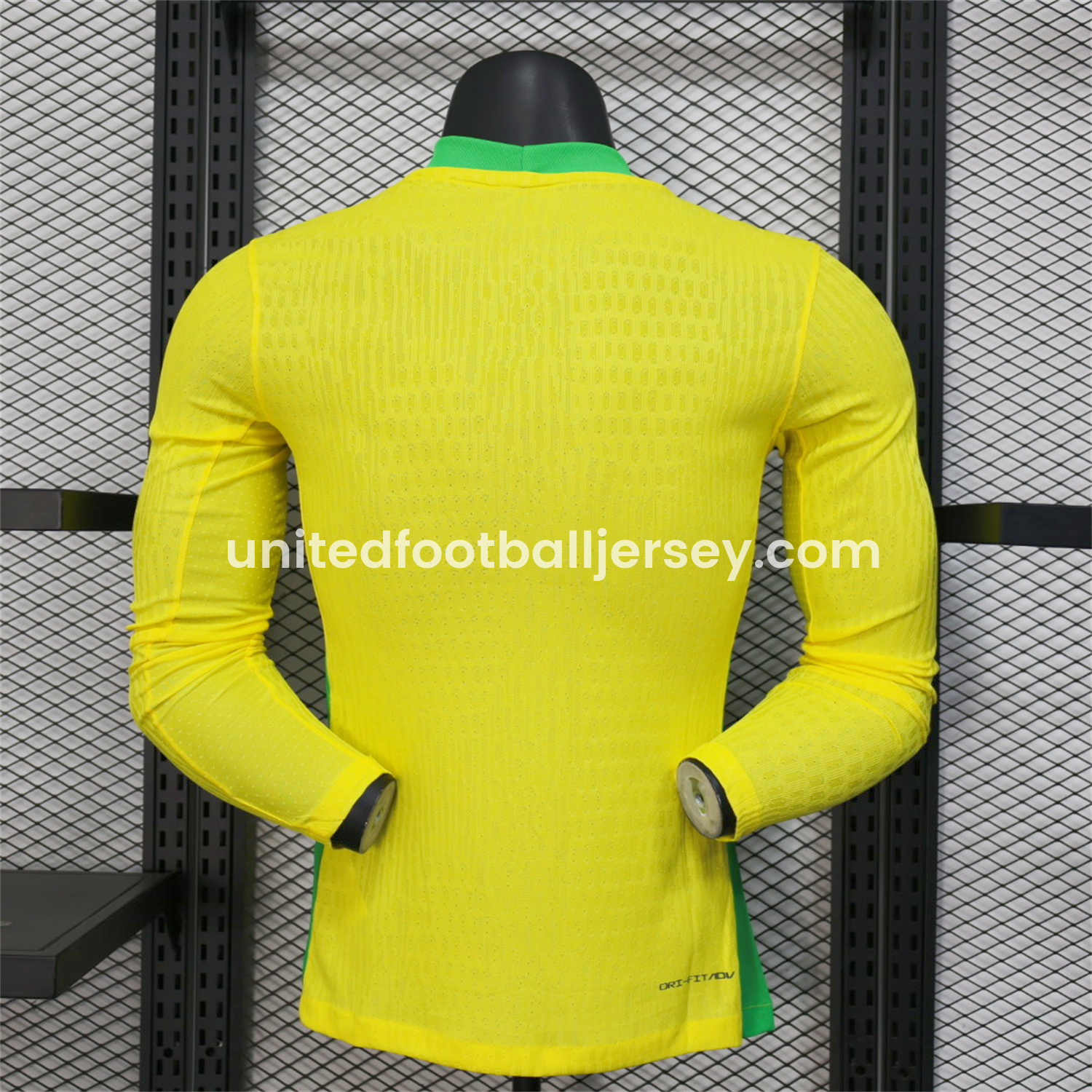 unitedfutballjersey-Brazil 2025 Women's Team Home Long Sleeves Jersey - Men's Player Version
