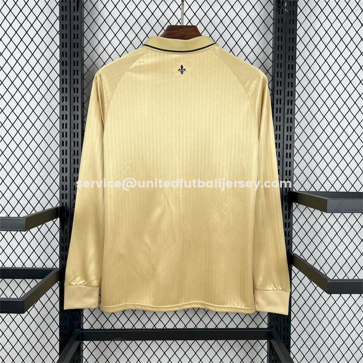 unitedfutballjersey-FC Versailles 25-26 Gold L'Élégant Special Long Sleeves Jersey - Fans Version
