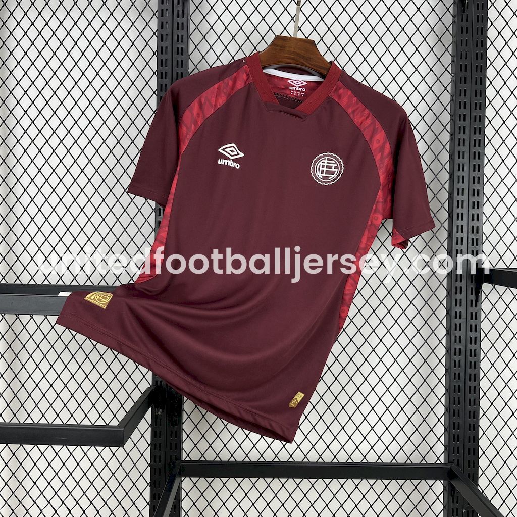 unitedfutballjersey-CA Lanús 25-26 Home Unsponsored Jersey - Fans Version