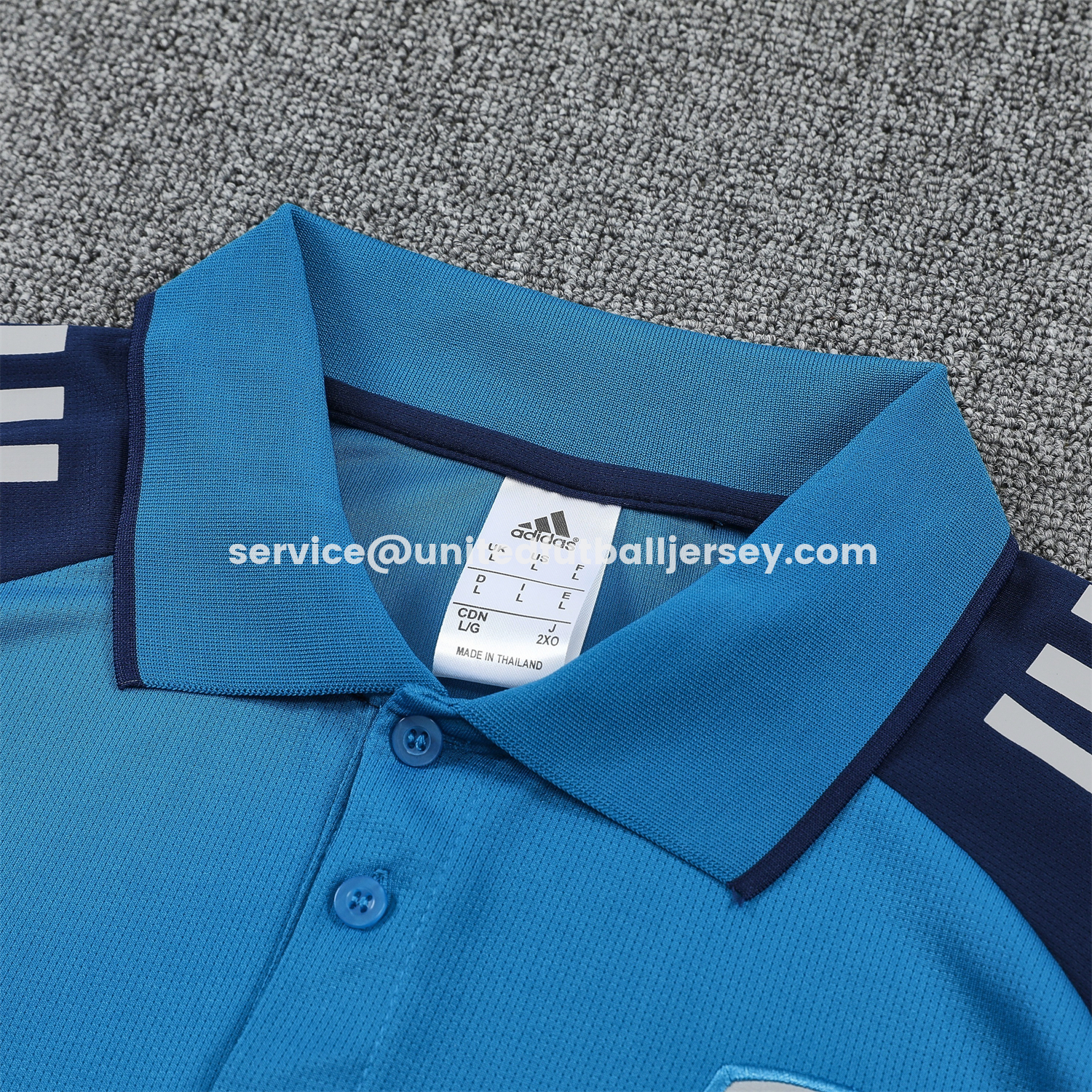 unitedfutballjersey-Arsenal 25-26 POLO Short-Sleeve Training Set - Royal Blue Top and Deep Blue Pants