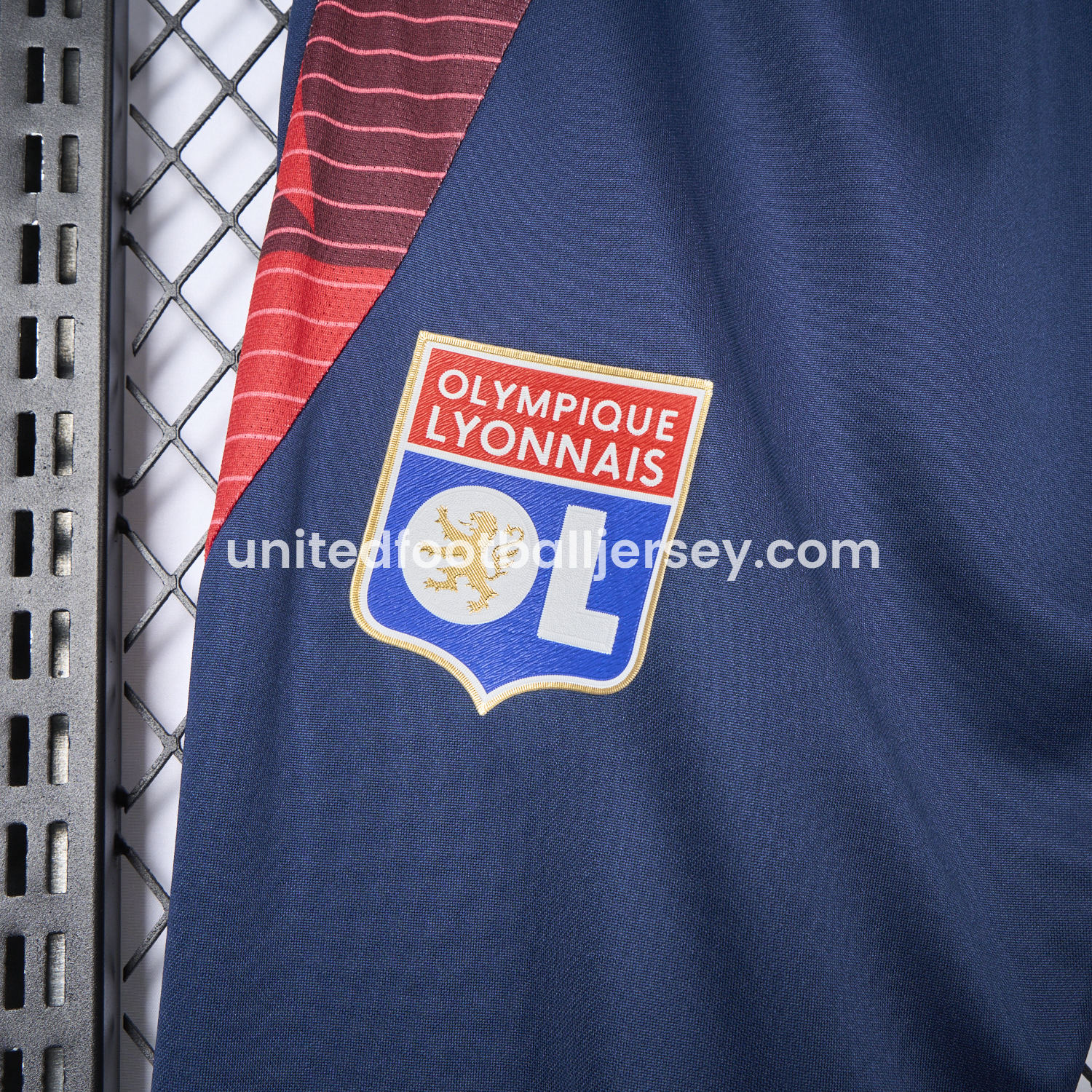unitedfutballjersey-Olympique Lyonnais Lyon 24-25 Navy Blue Training Pants - Player Version
