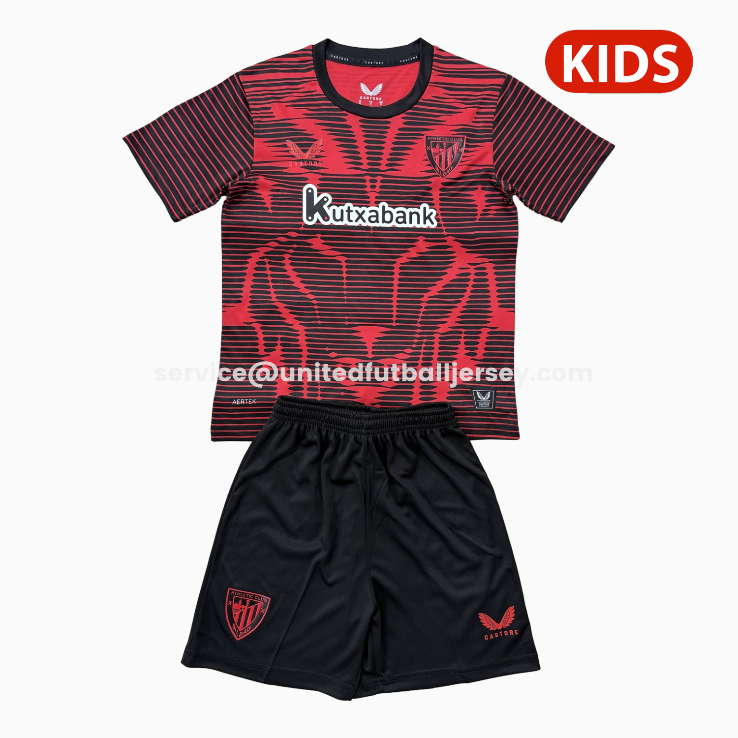 unitedfutballjersey-Athletic Bilbao 25-26 Fourth Kids Kit