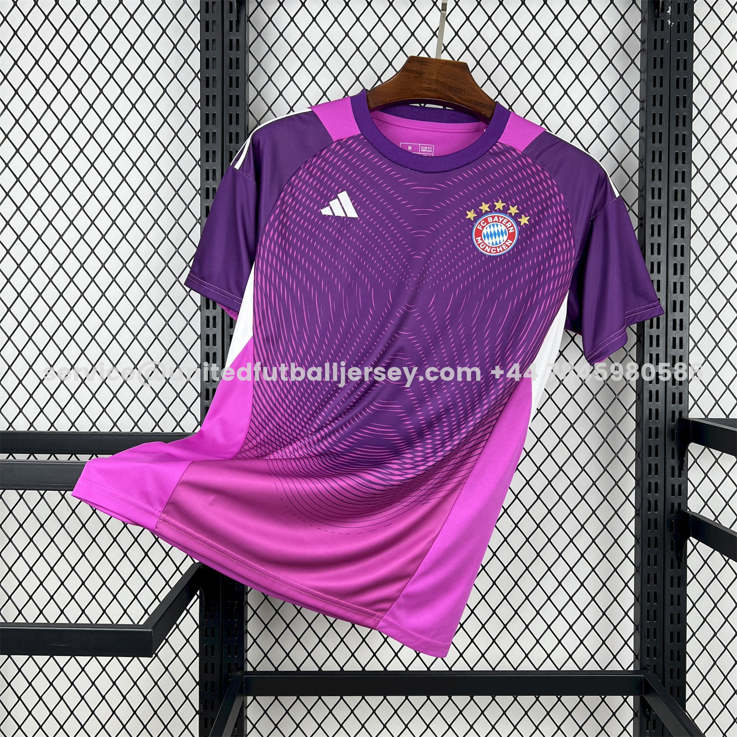 unitedfutballjersey-Bayern Munich 25-26 Purple Goalkeeper Jersey - Fans Version