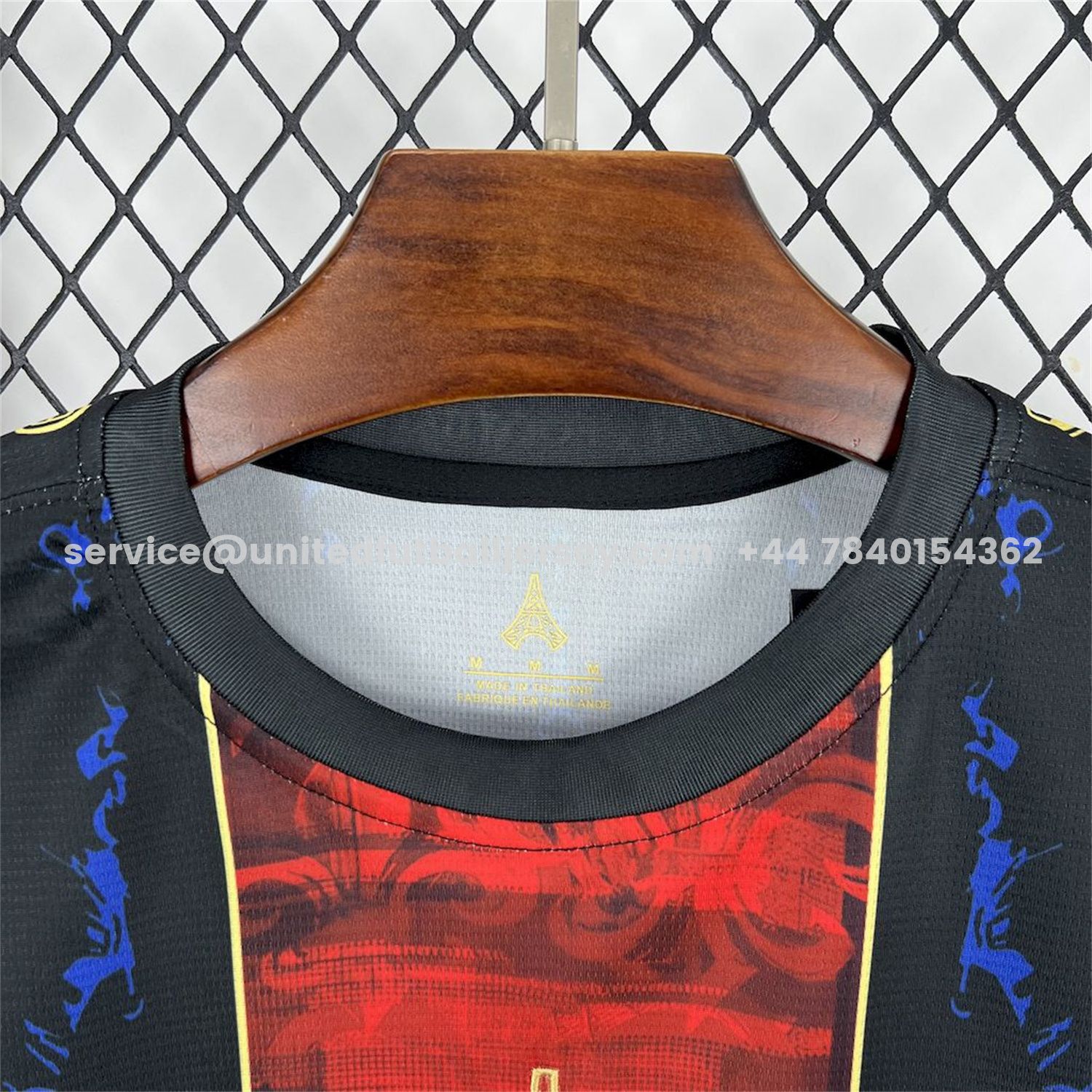 unitedfutballjersey-Paris Saint-Germain PSG 25-26 Champions League Commemorative Edition Blue Red Eiffel Tower T-shirts