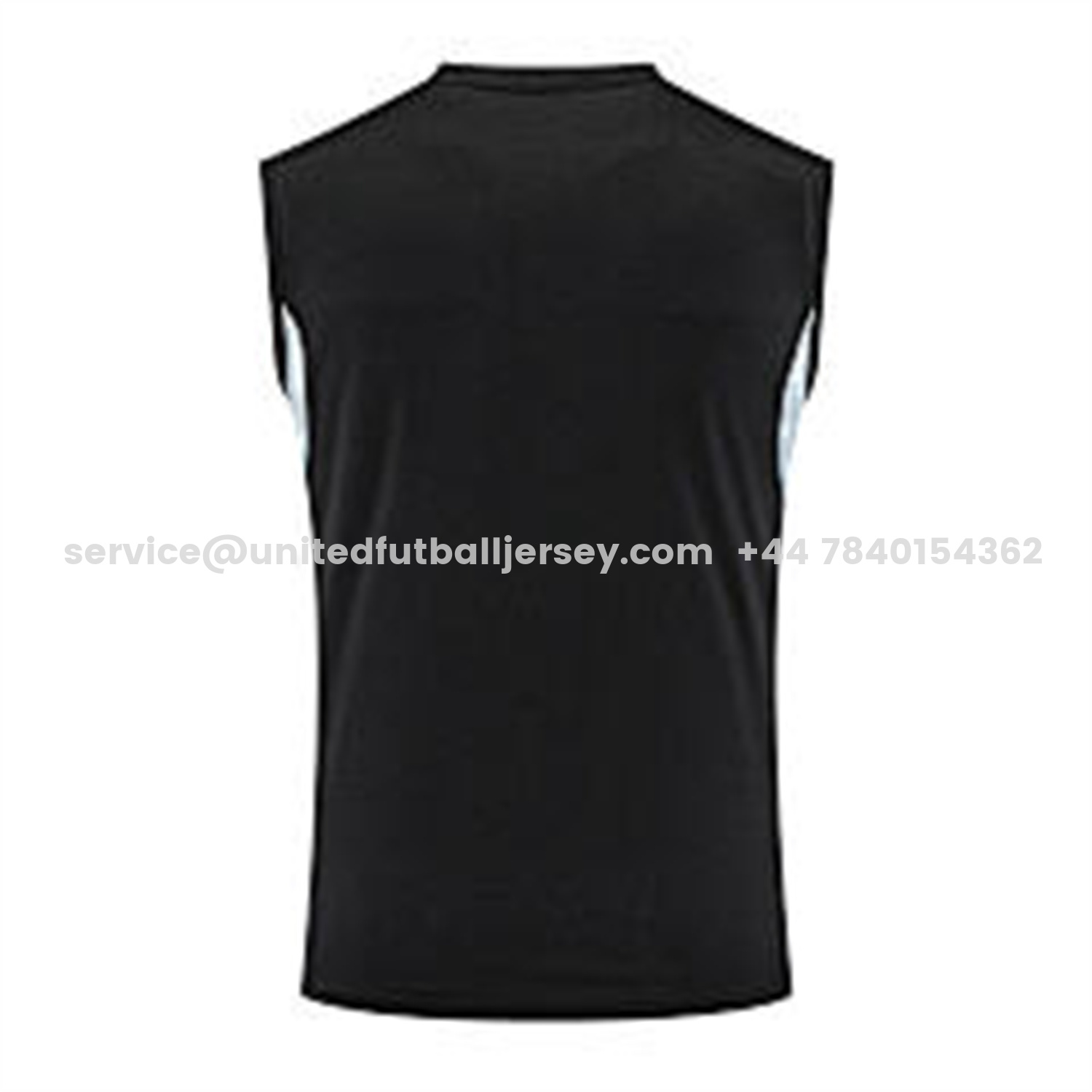 unitedfutballjersey-INT M.A.M 25-26 Vest Training Set - Black And Light Grey Vest & Black Shorts