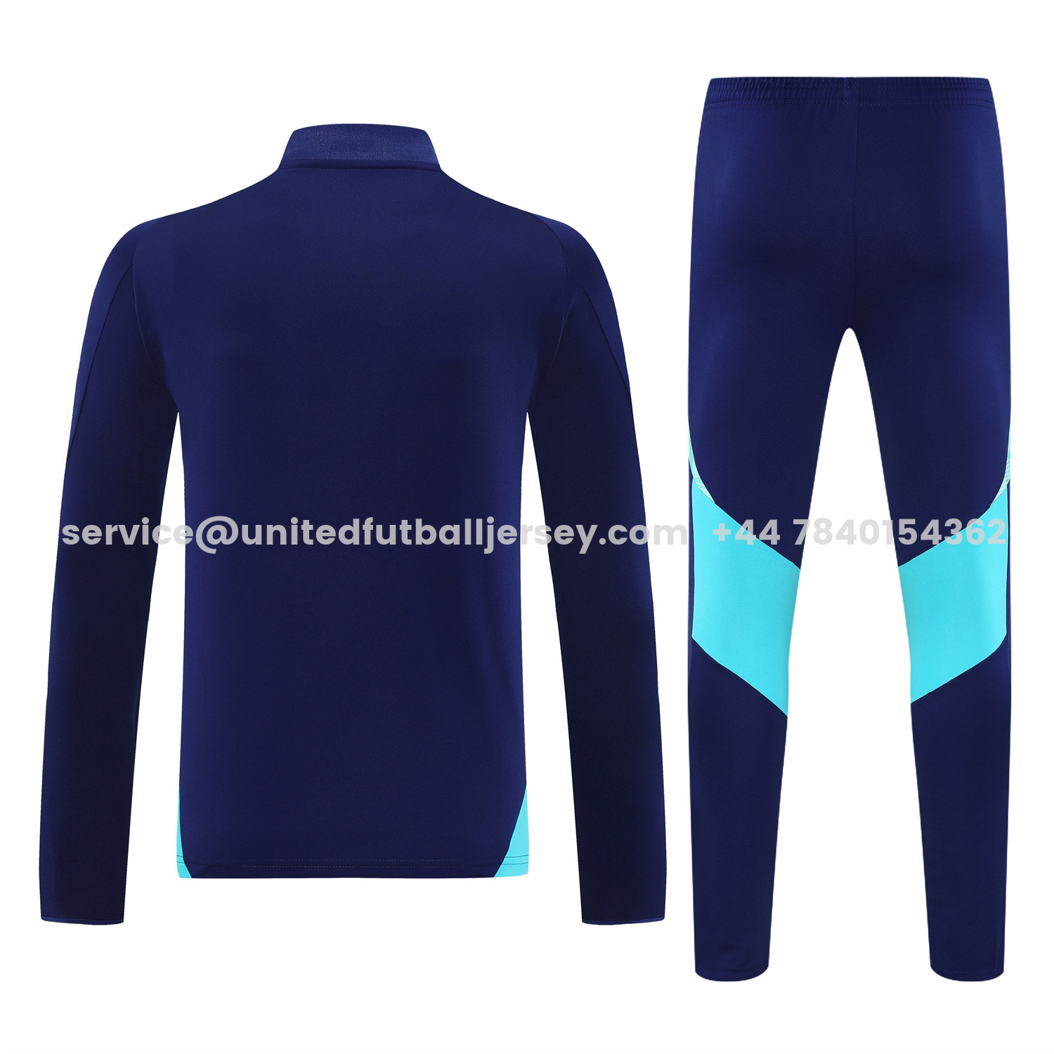 unitedfutballjersey-Flamengo 25-26 Long Sleeve Training Set - Deep Blue Top & Deep Blue Pants