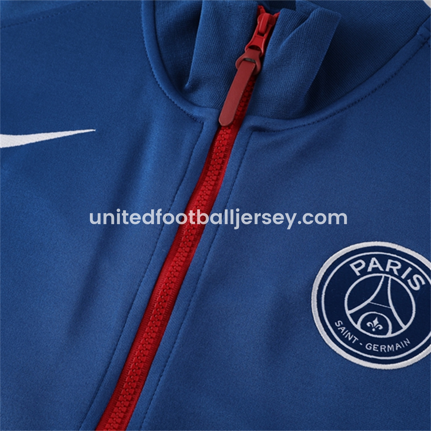 unitedfutballjersey-Paris Saint-Germain PSG 25-26 Jacket Training Tracksuit - Blue Jackets and Pants
