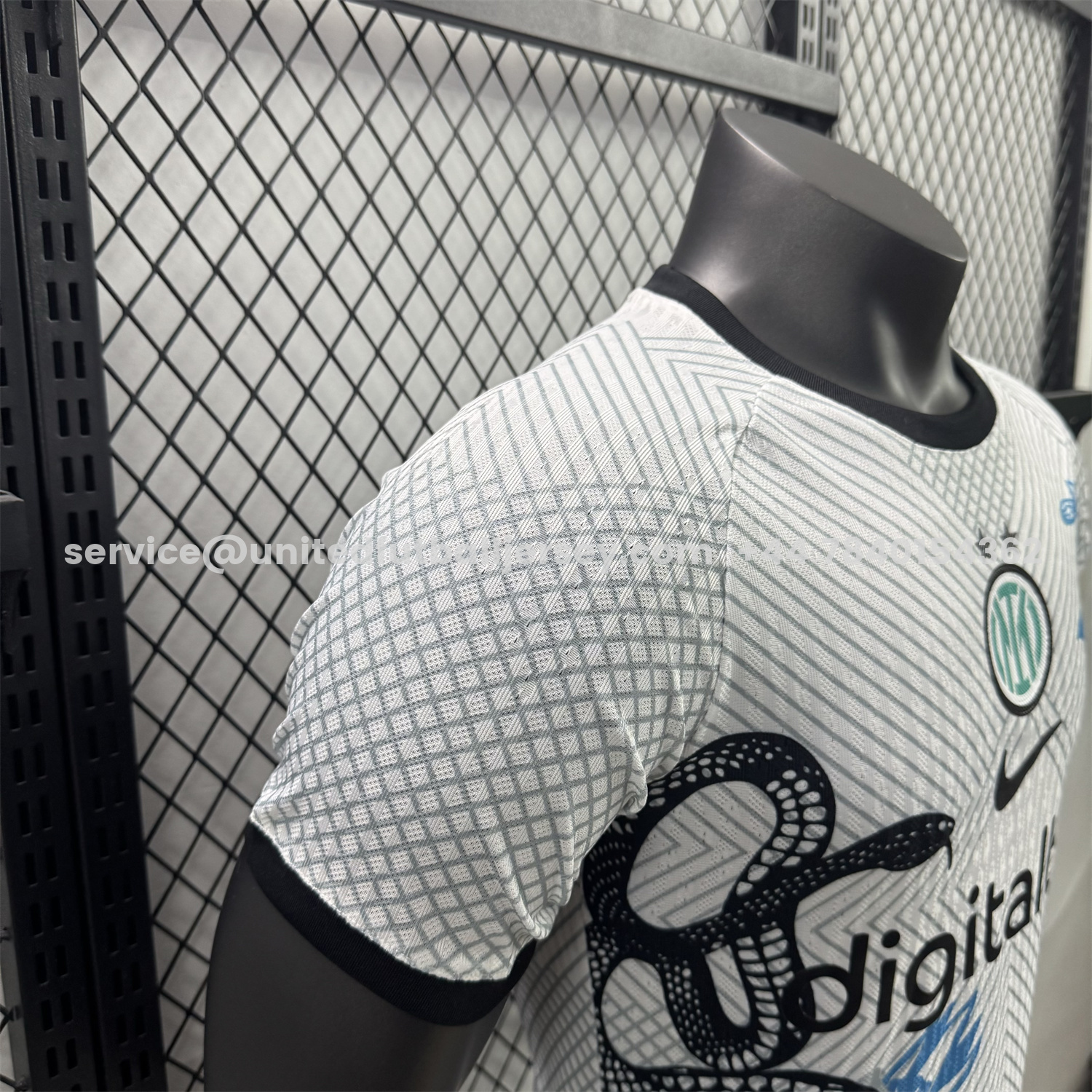 unitedfutballjersey-Inter Milan 25-26 Black Snake Special White Jersey - Player Version