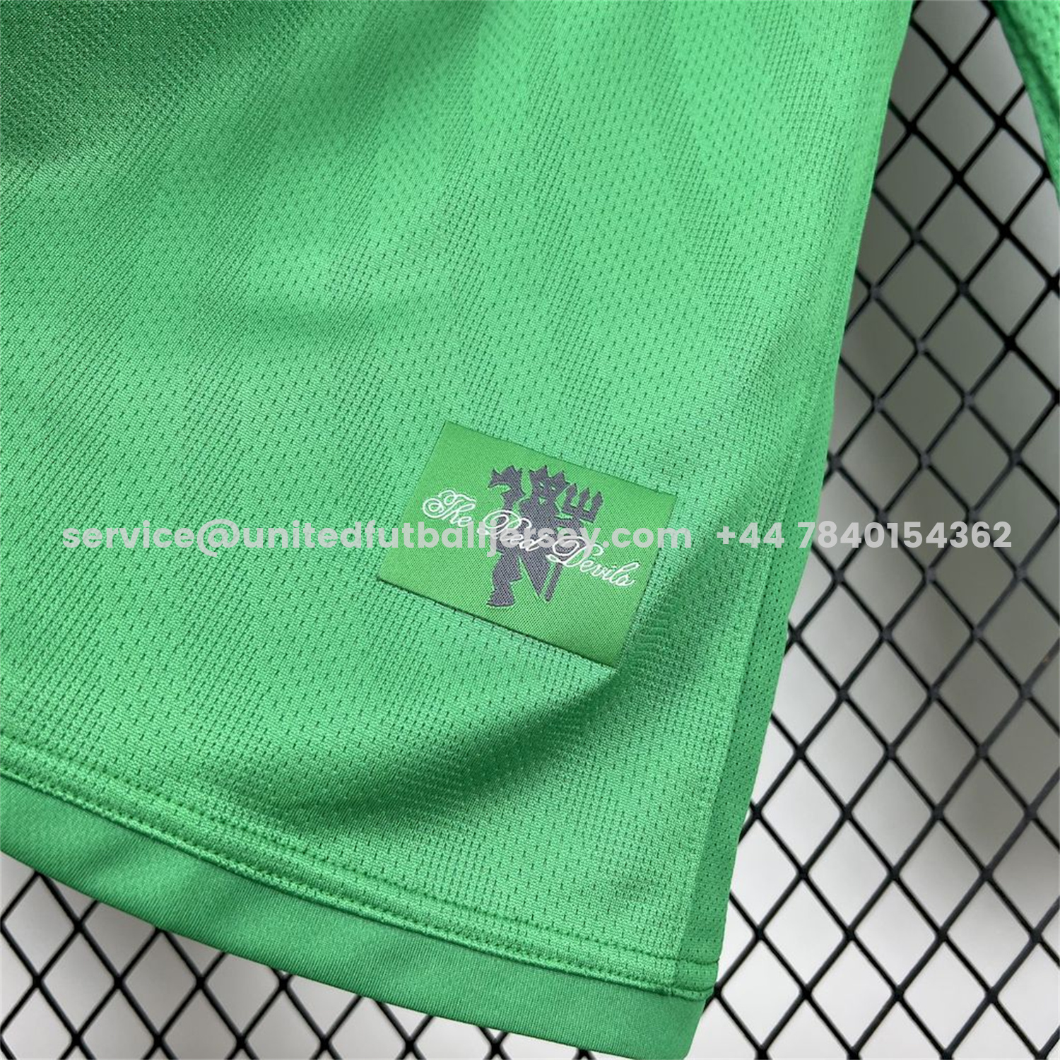 unitedfutballjersey-Retro Manchester United 2007-08 Green Goalkeeper Long Sleeves Jersey