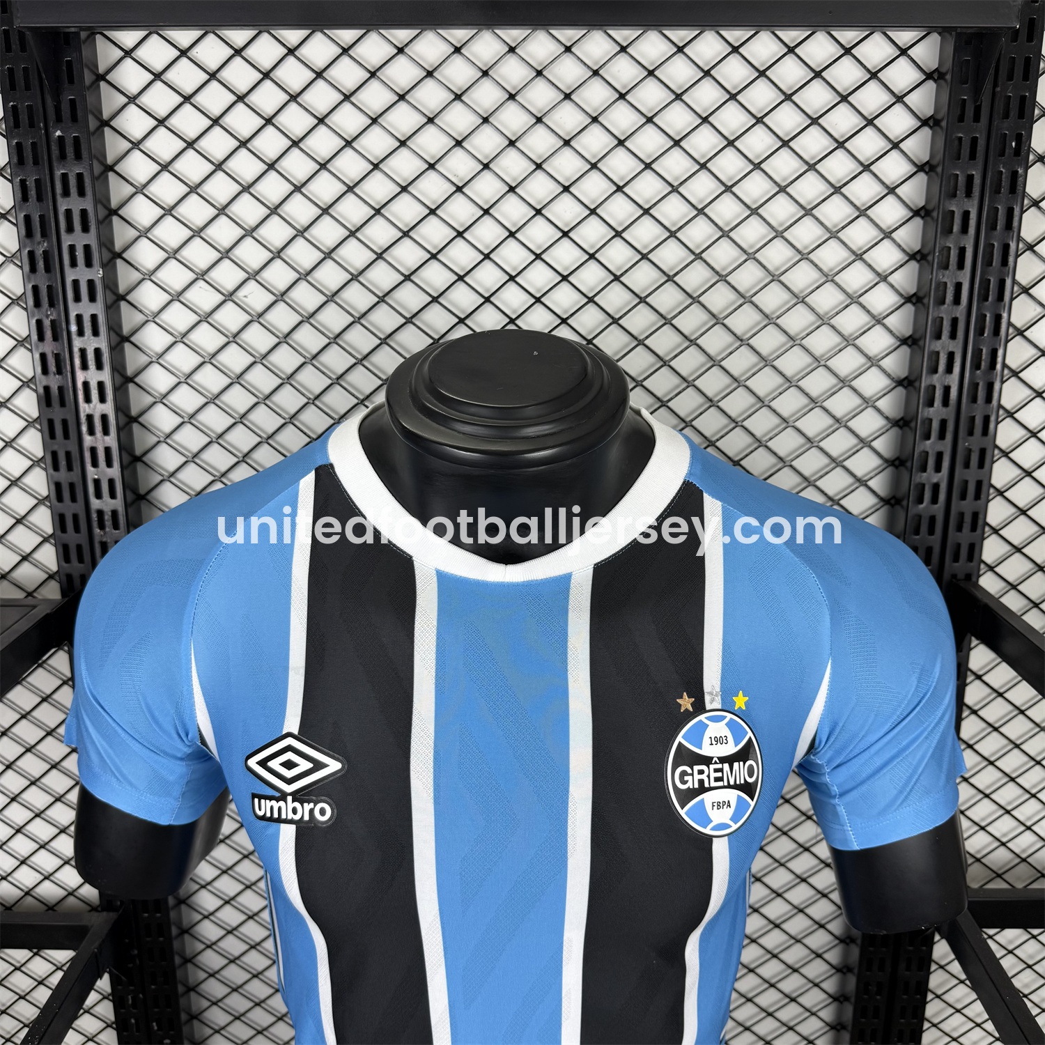 unitedfutballjersey-Gremio 25-26 Home Unsponsored Jersey - Player Version