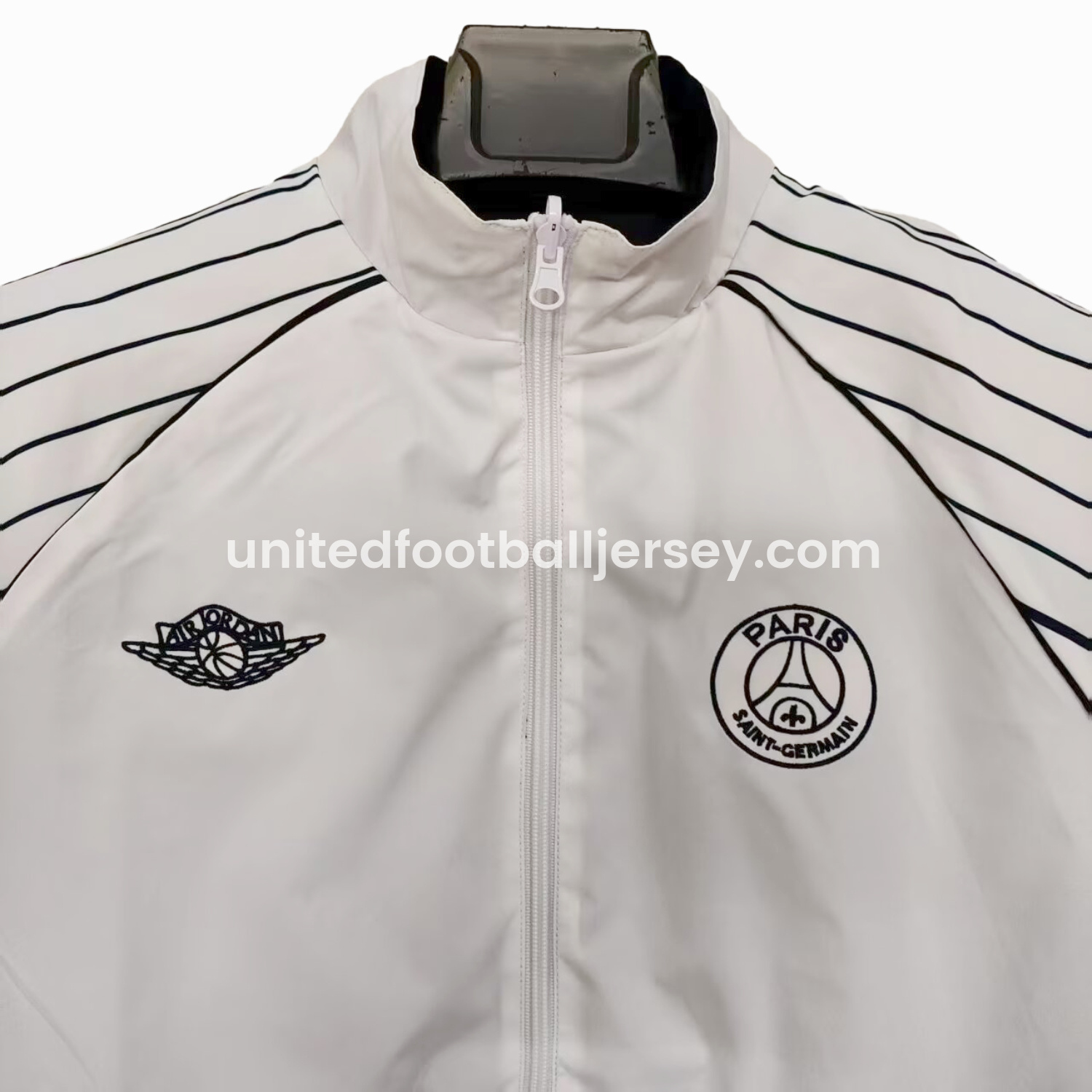 unitedfutballjersey-Paris Saint-Germain PSG 24-25 Wings Double Sided Reversible Windbreaker - White & Blue