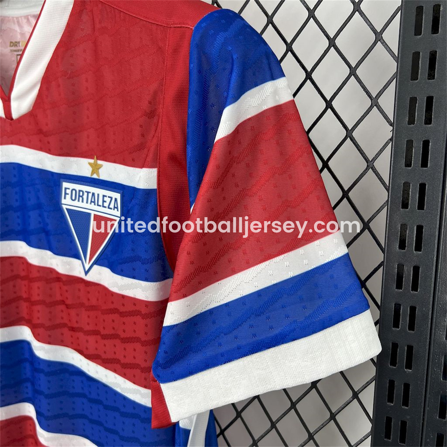 unitedfutballjersey-Fortaleza 25-26 Home Red Blue Stripes Jersey - Fans Version