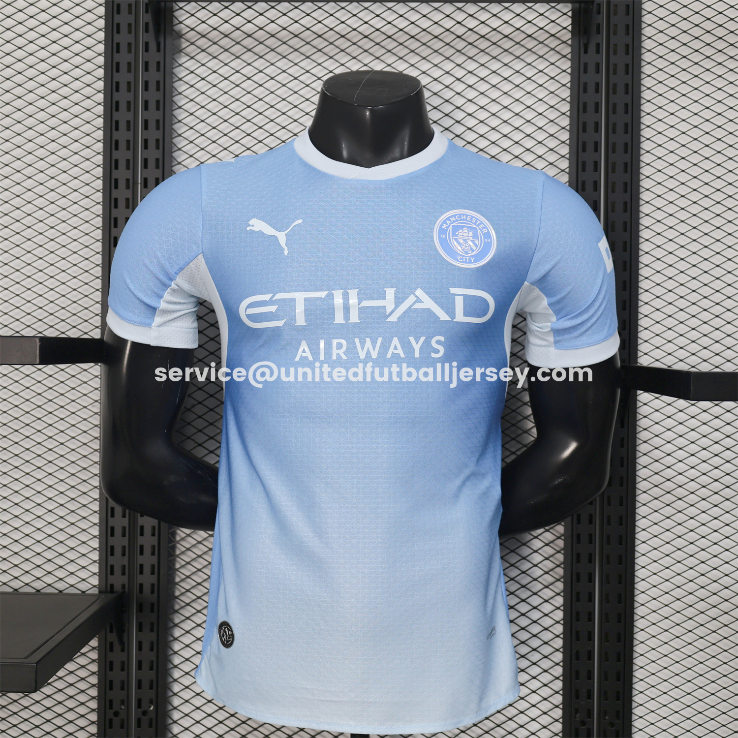 unitedfutballjersey-Manchester City 26-27 Home Jersey - Player Version