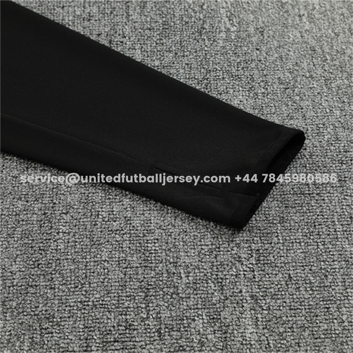 unitedfutballjersey-Liver.pool 25-26 Long Sleeve Training Set - Player Version - Black Top & Black Pants