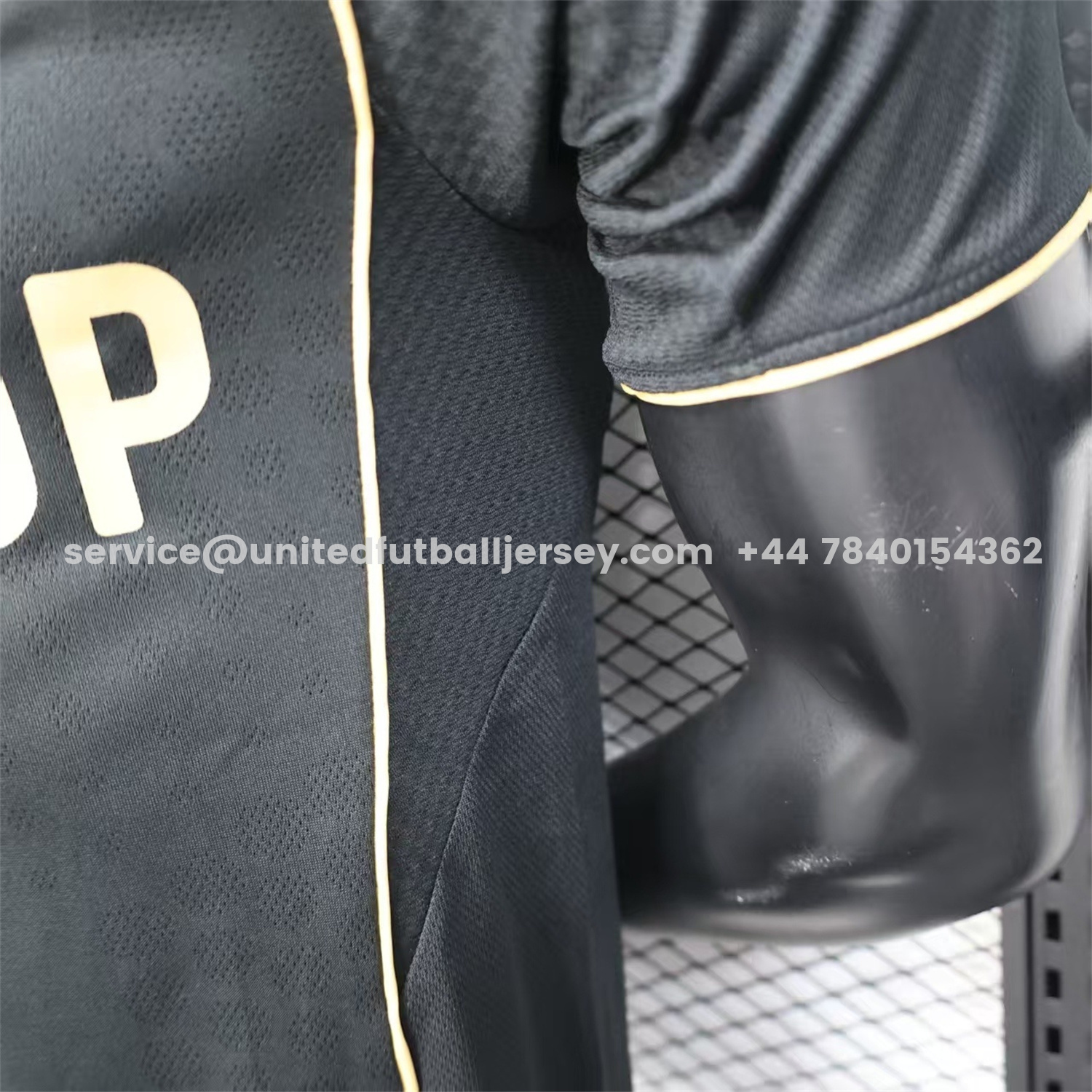 unitedfutballjersey-Fulham 25-26 Third Black Jersey - Player Version