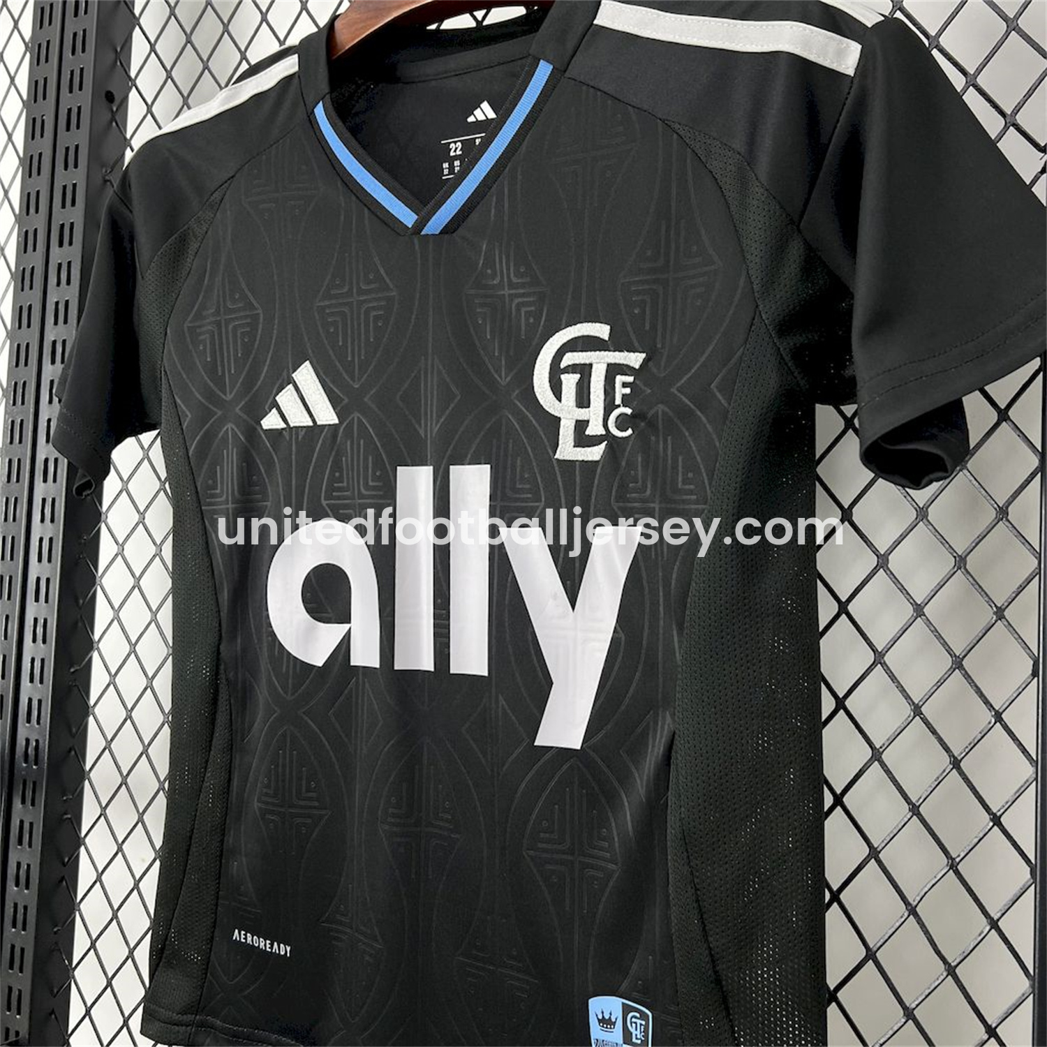 unitedfutballjersey-Charlotte 2025 Away Kids Kit