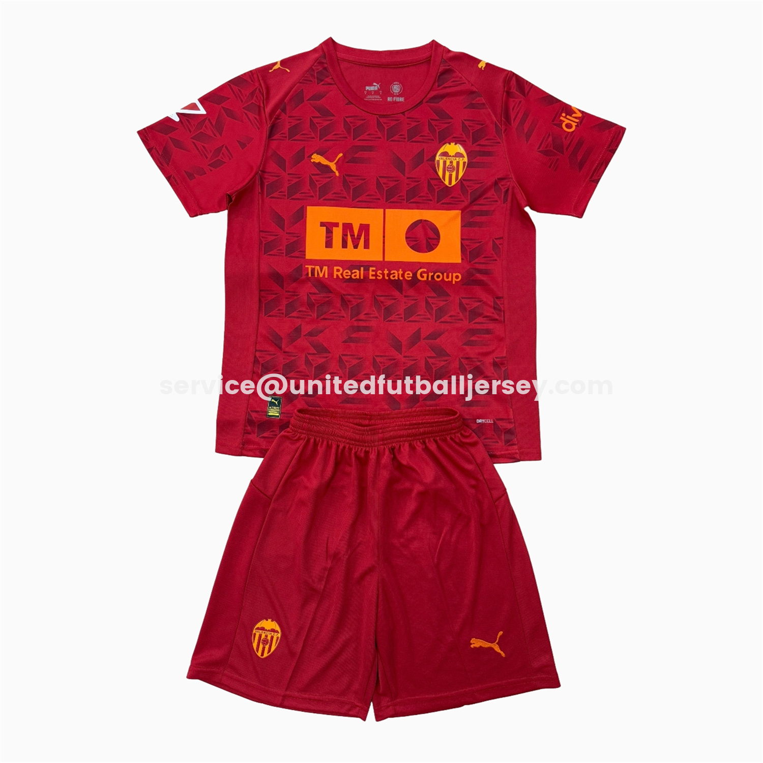 unitedfutballjersey-Valencia 25-26 Away Men's Adult Jersey Set - Fans Version