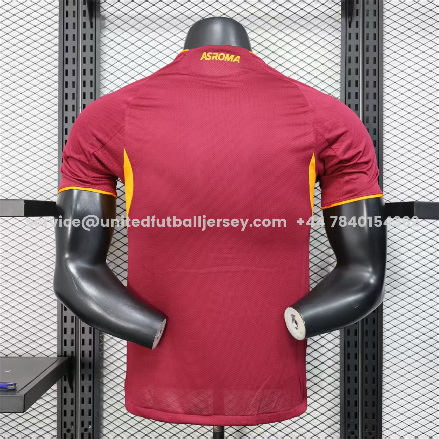 unitedfutballjersey-AS Roma 25-26 Home Unsponsored Jersey - Player Version