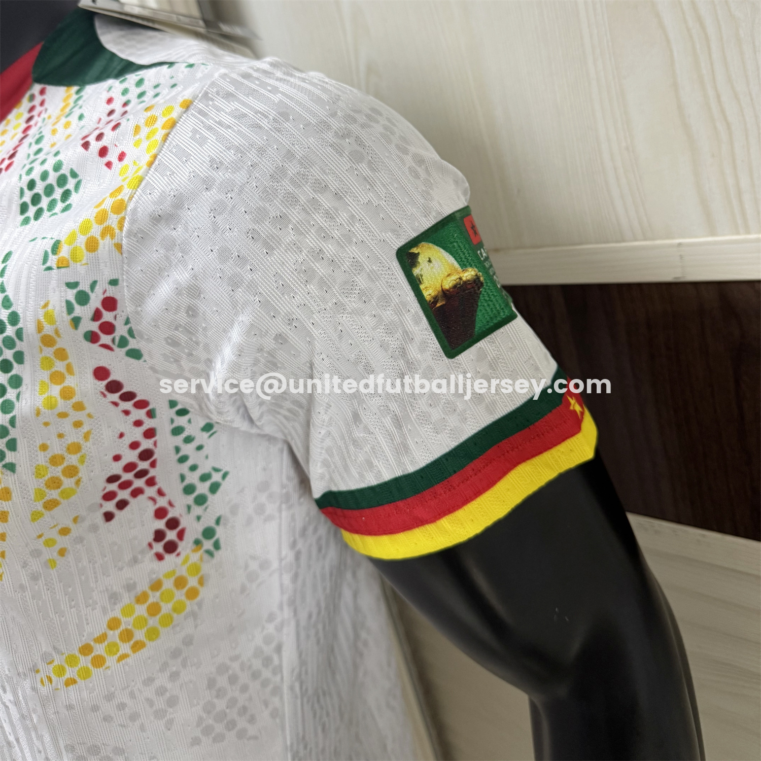 unitedfutballjersey-Cameroon 2026 Away White Jersey - Player Version