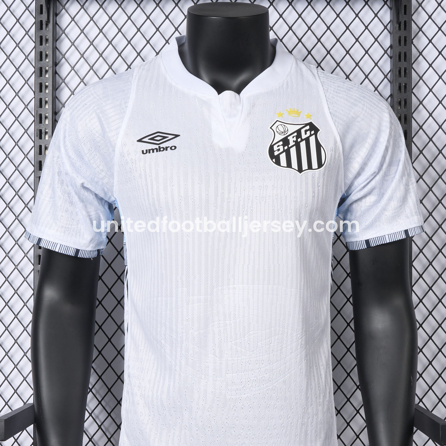 unitedfutballjersey-Santos 25-26 Home Unsponsored Jersey - Player Version