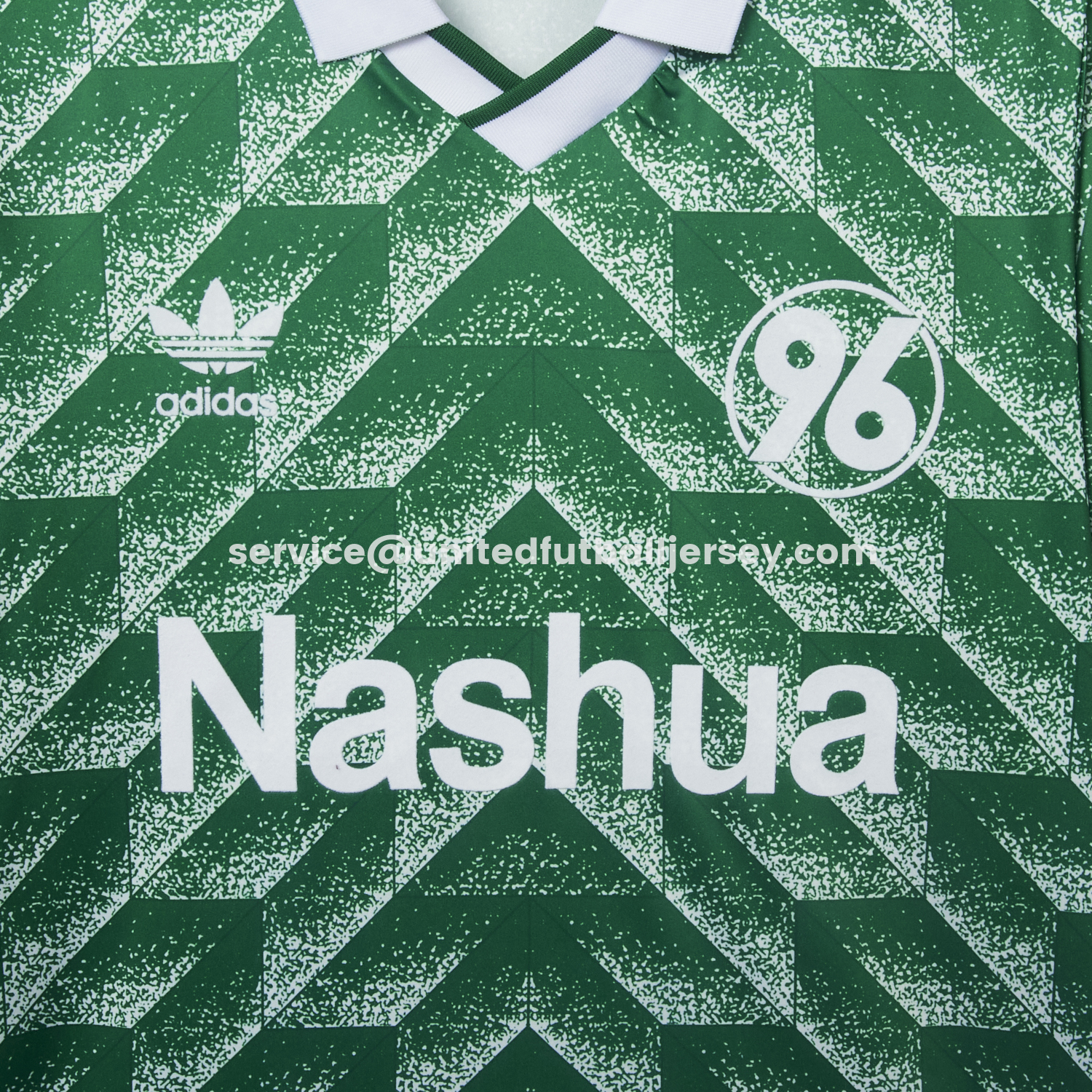 unitedfutballjersey-Retro Hannover 96 1990-91 Away Green Jersey