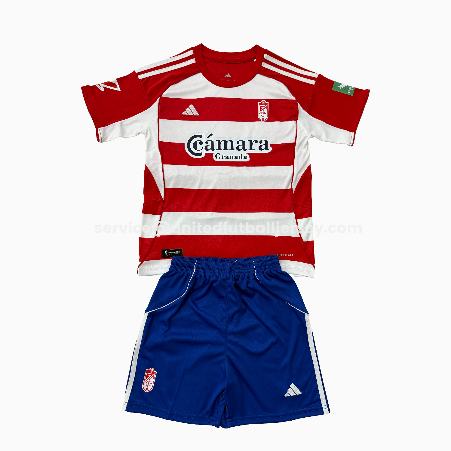 unitedfutballjersey-Granada 25-26 Home Men's Adult Jersey Set - Fans Version