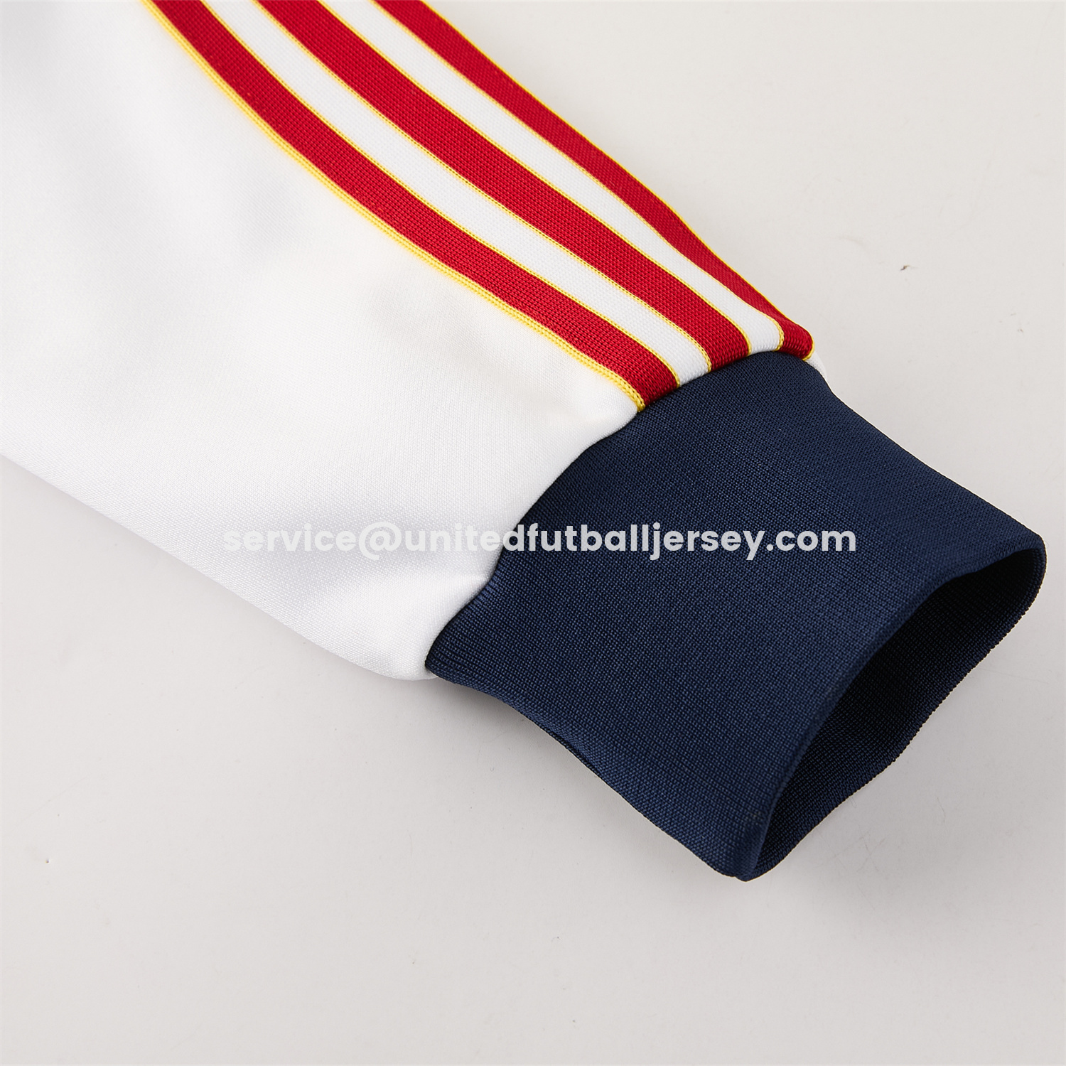 unitedfutballjersey-AS Roma 25-26 Originals LFSTLR Jacket Training Tracksuit - White Top and Blue Pant