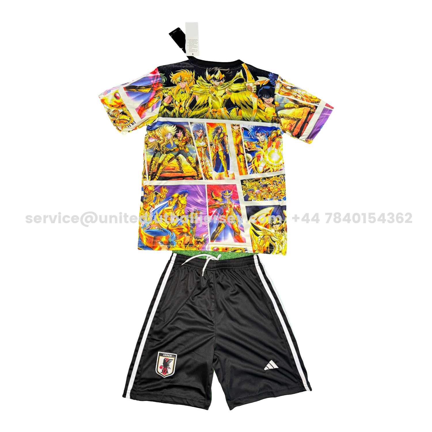 unitedfutballjersey-Japan 25-26 Saint Seiya Yellow Special Kids Kit