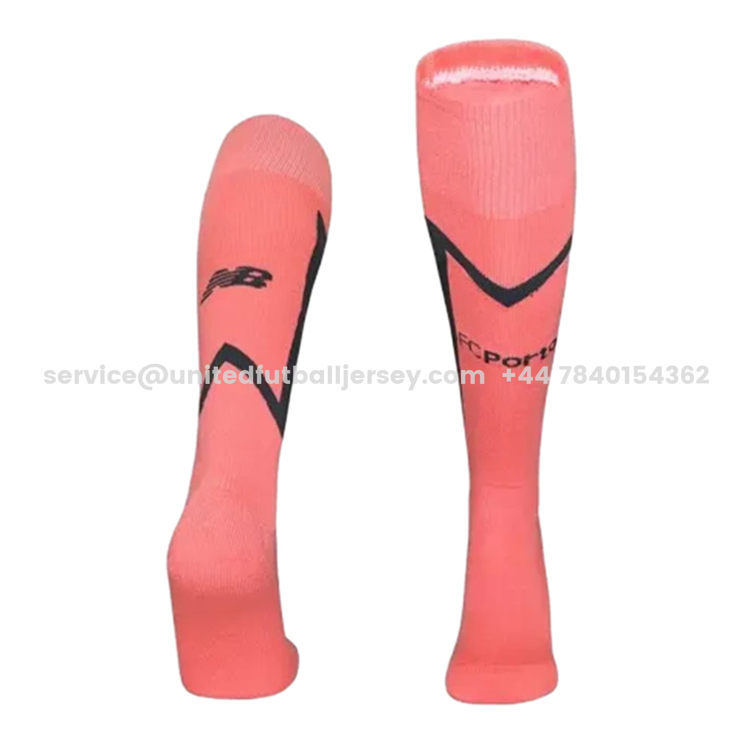 unitedfutballjersey-Porto 25-26 Away Socks - Coral