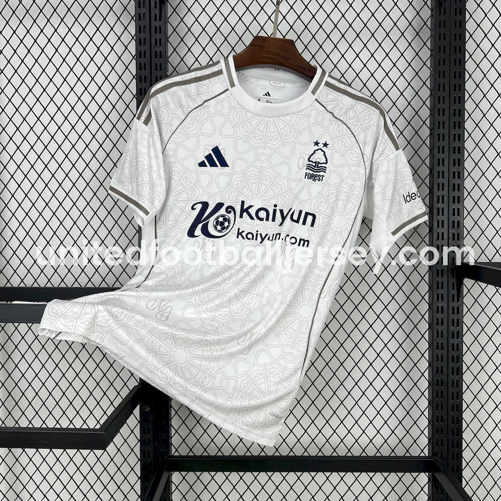 unitedfutballjersey-Nottingham Forest 25-26 Away Jersey - Fans Version