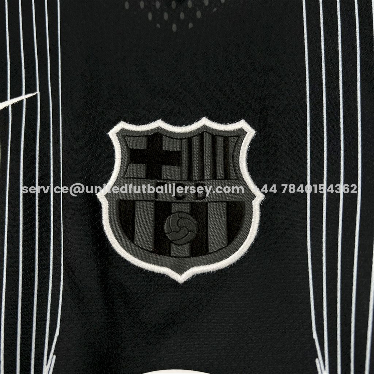 unitedfutballjersey-Barcelona 25-26 T90 White Lines Black Jersey - Fans Version