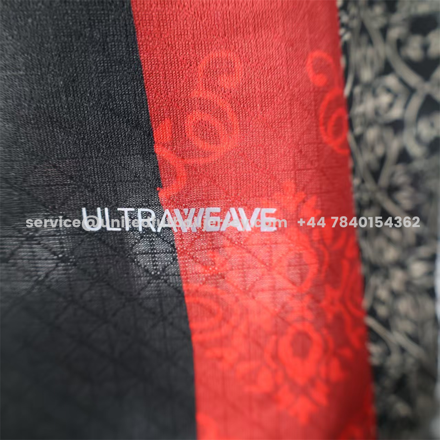 unitedfutballjersey-AC Milan 25-26 Team Name Advertisement Red & Black POLO Special Jersey - Player Version