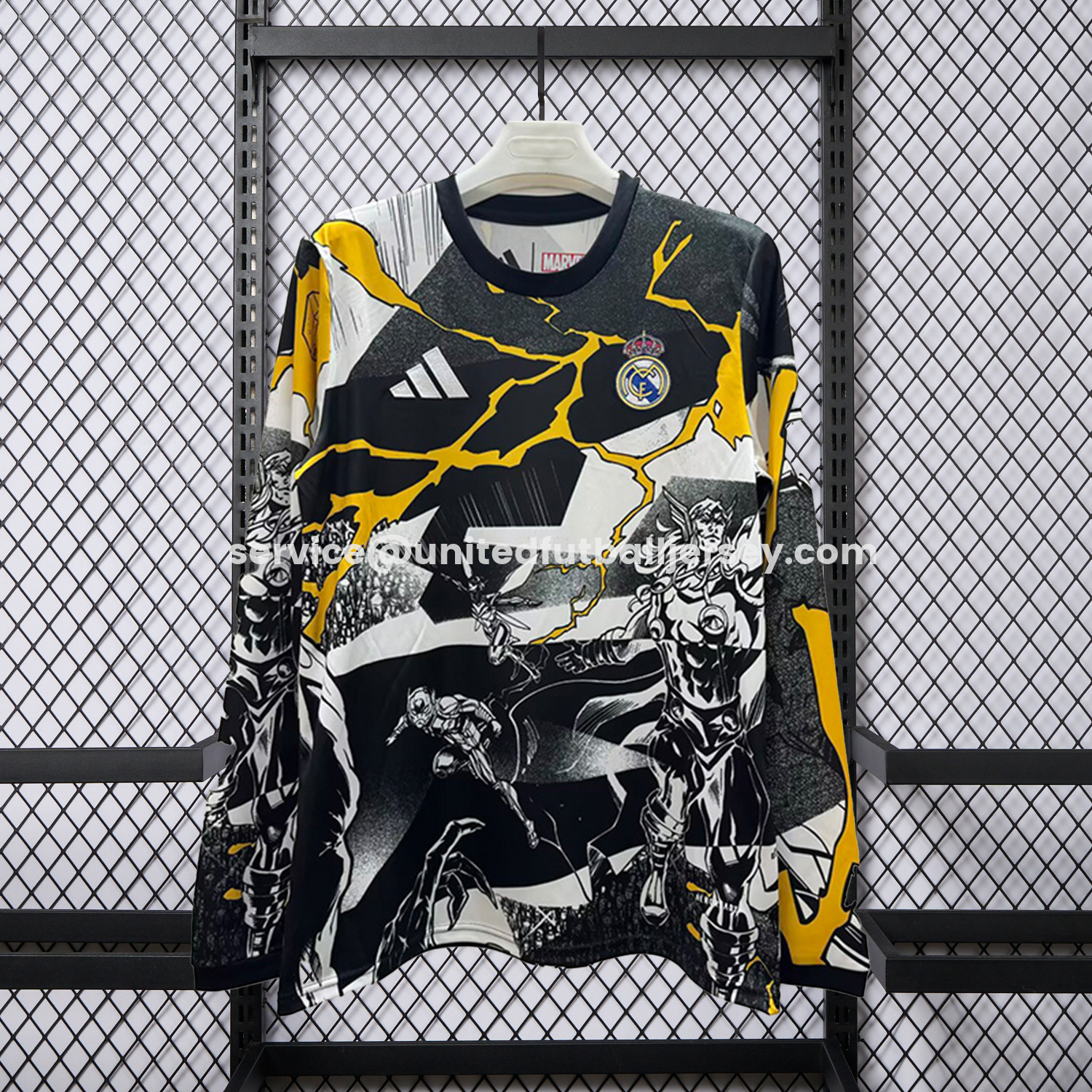 unitedfutballjersey-Real Madrid 25-26 Comics Special Long Sleeves Jersey - Fans Version