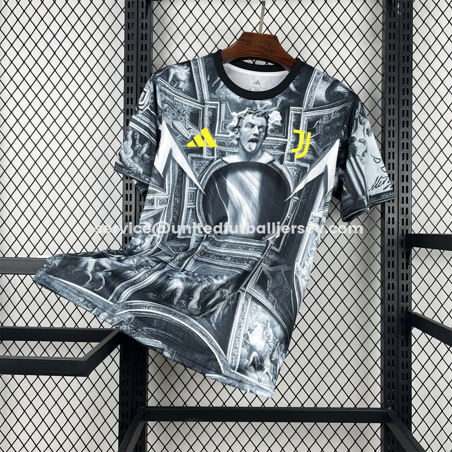 unitedfutballjersey-Juventus 25-26 Pre-Match Training Jersey - Fans Version