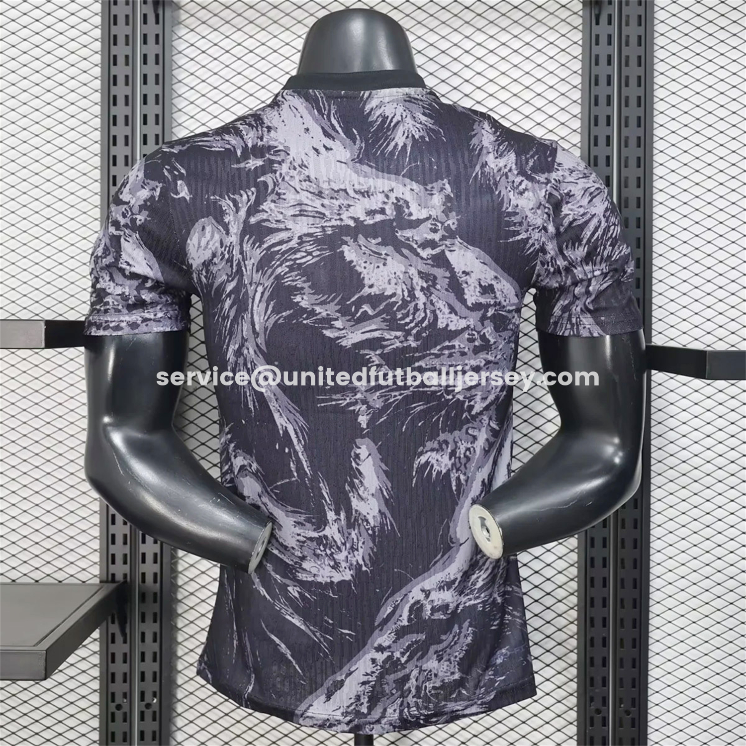 unitedfutballjersey-England 2026 Lion Black Special Jersey - Player Version