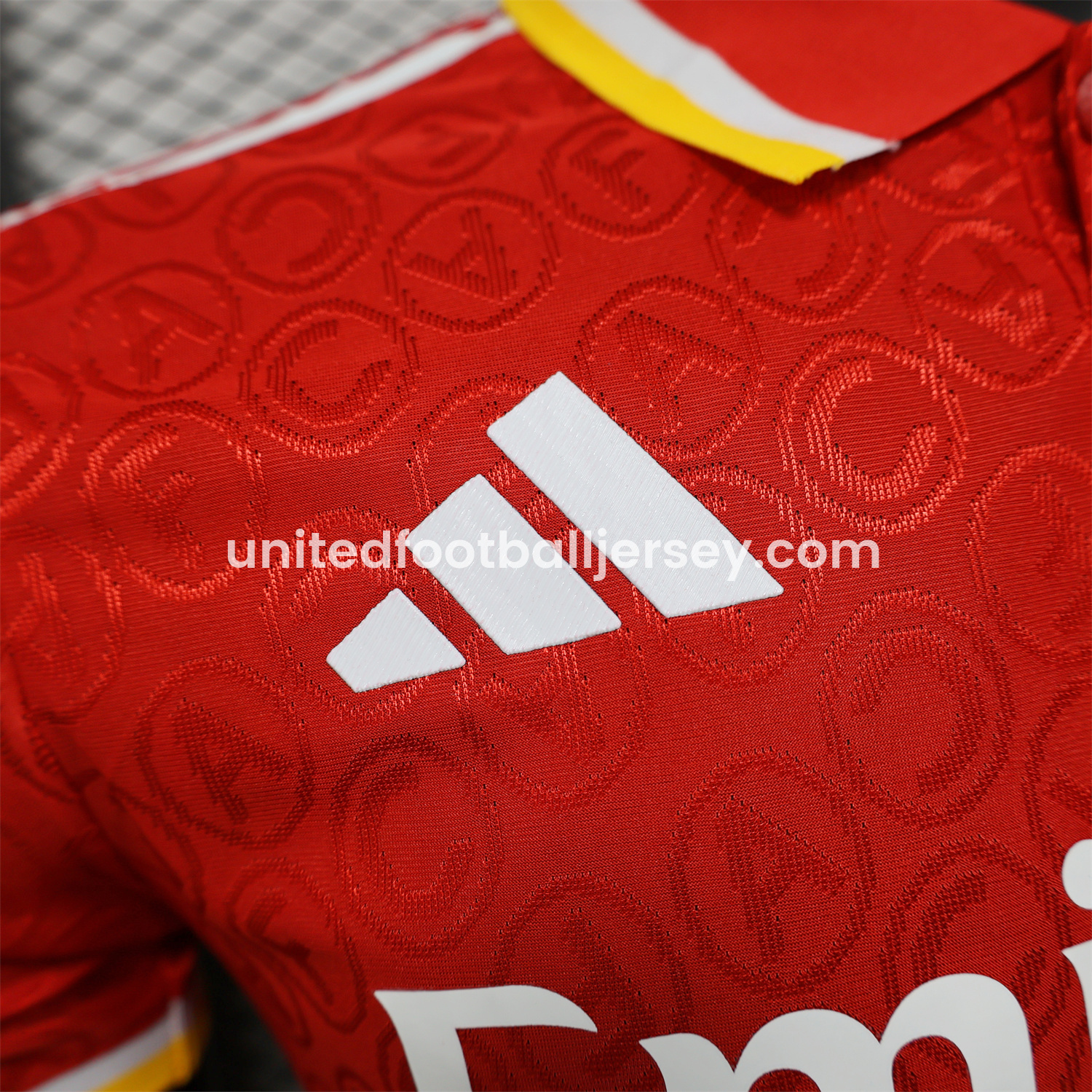 unitedfutballjersey-Arsenal 25-26 Red POLO White Sponsored Secial Edition Jersey - Player Version