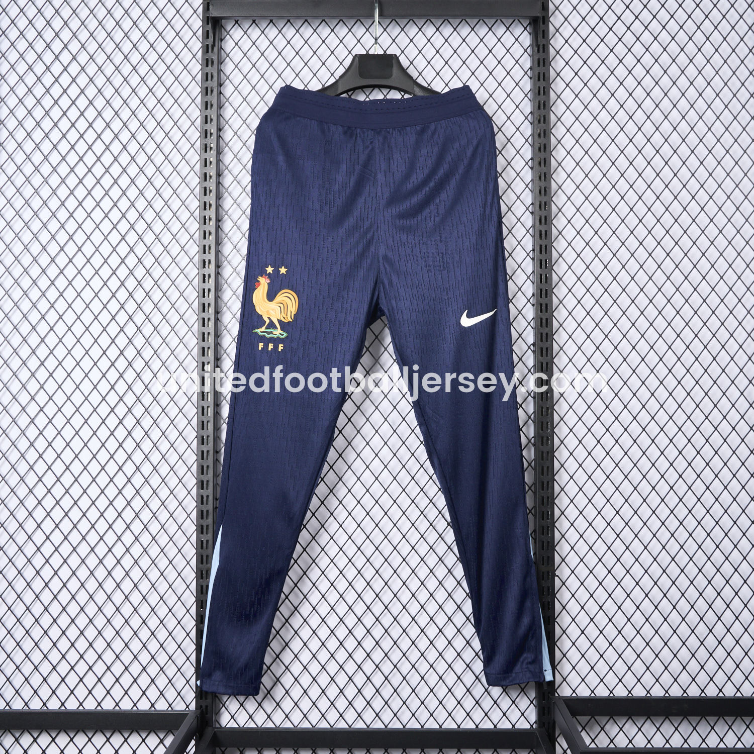 unitedfutballjersey-France 24-25 Deep Blue Training Pants - Player Version