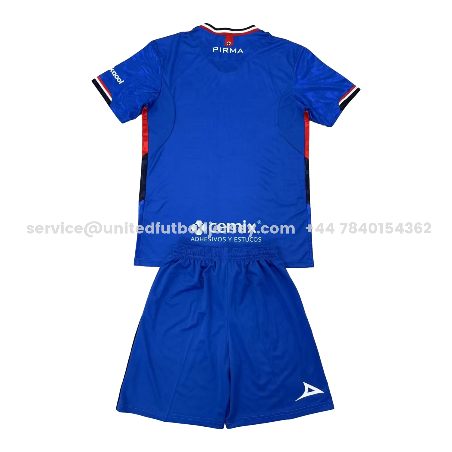 unitedfutballjersey-Cruz Azul 25-26 Home Blue Men's Adult Jersey Set - Fans Version