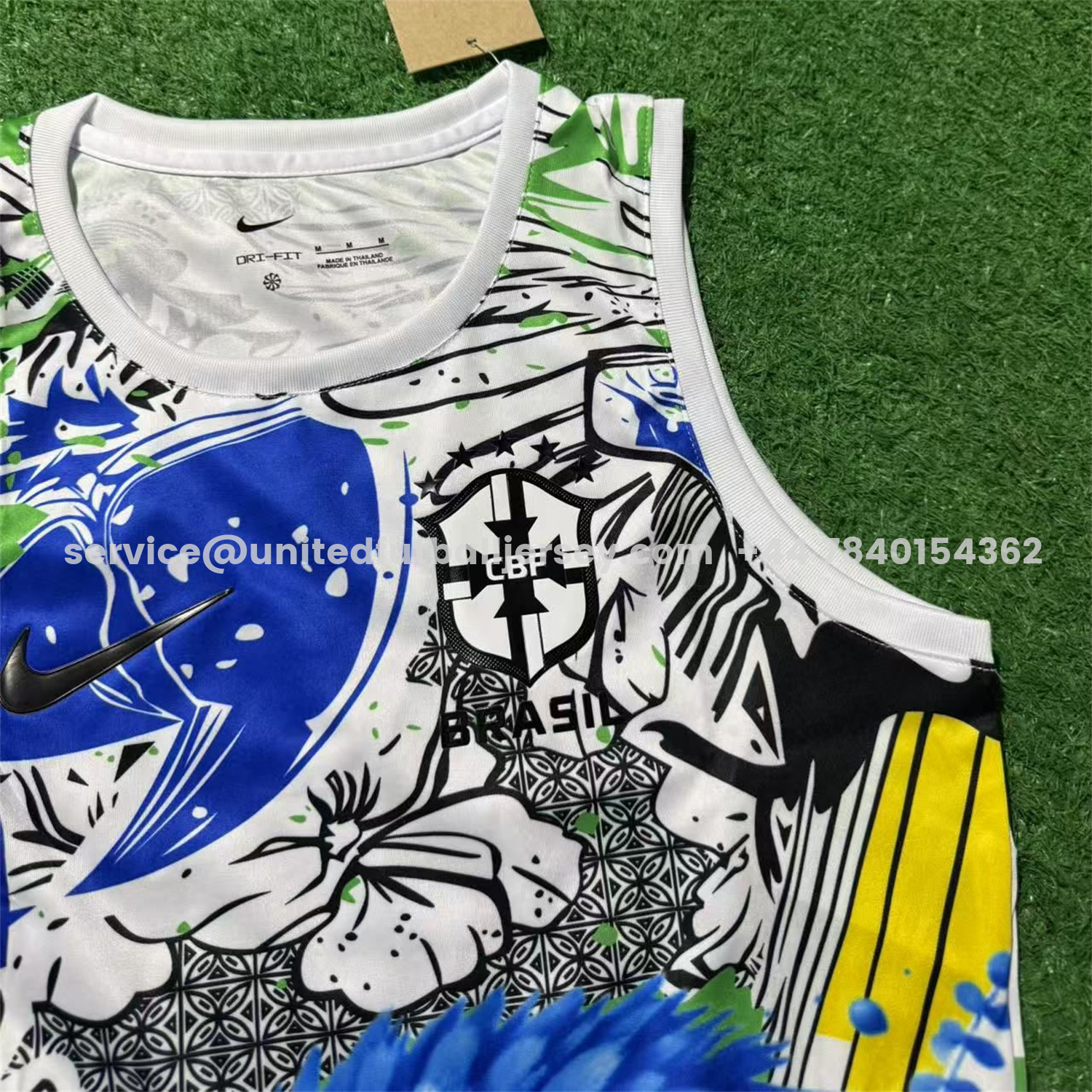 unitedfutballjersey-Women's Brazil 25-26 Blue Parrot Yoga Vest