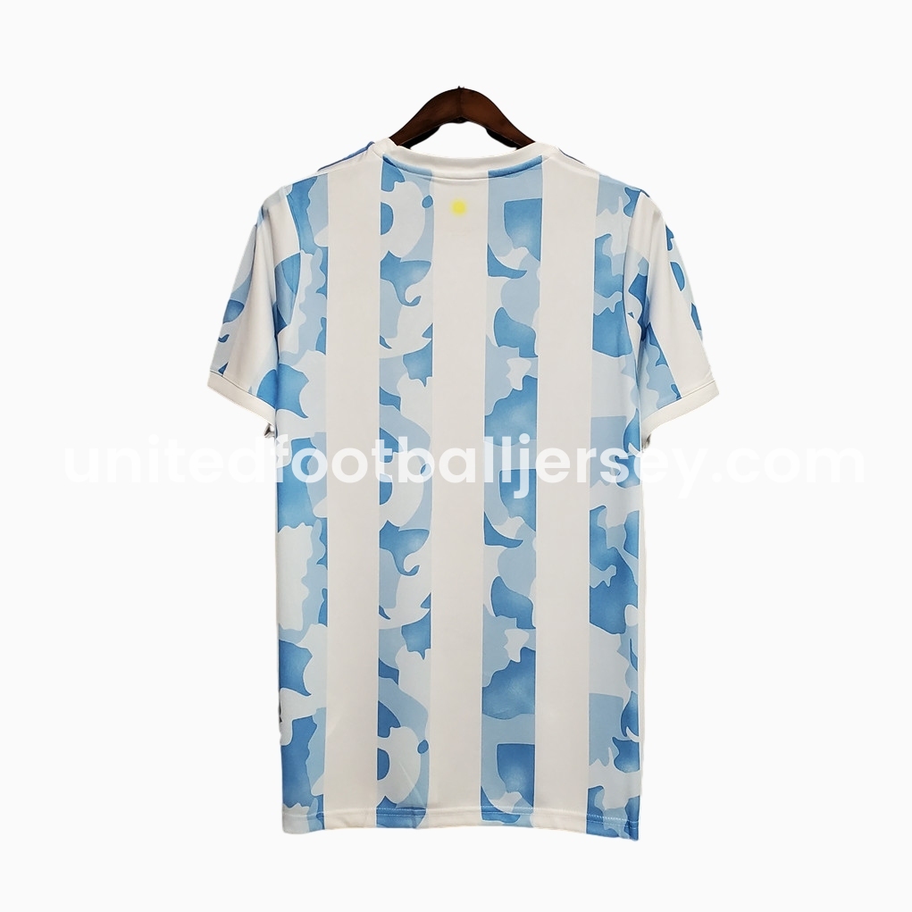 unitedfutballjersey-Retro Argentina 2021 Home Stadium Jersey