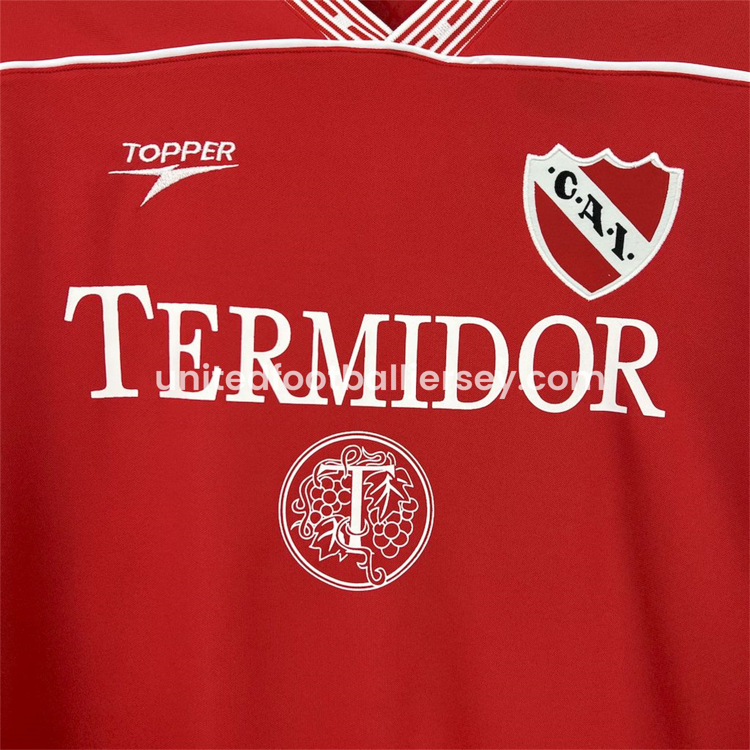 unitedfutballjersey-Retro CA Independiente 1999-00 Home Jersey